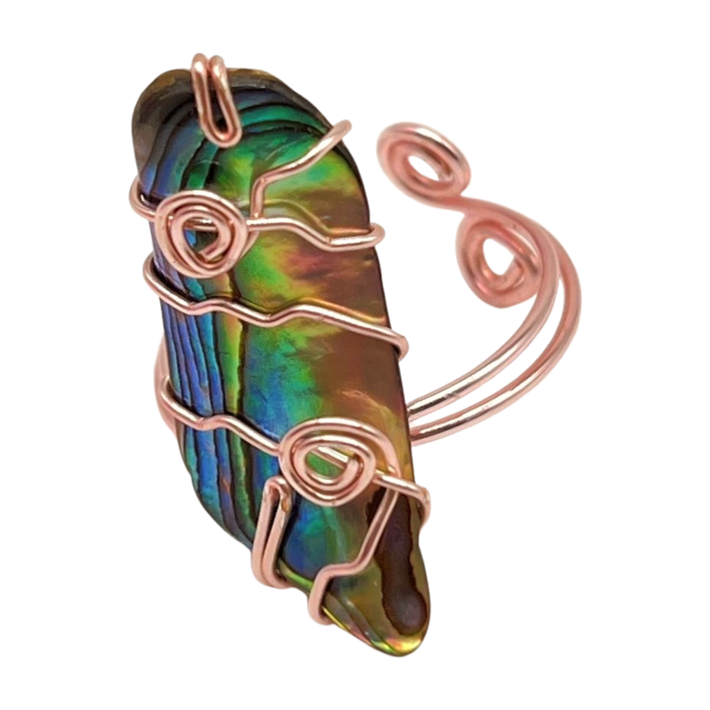 Paua Ring - Style #6