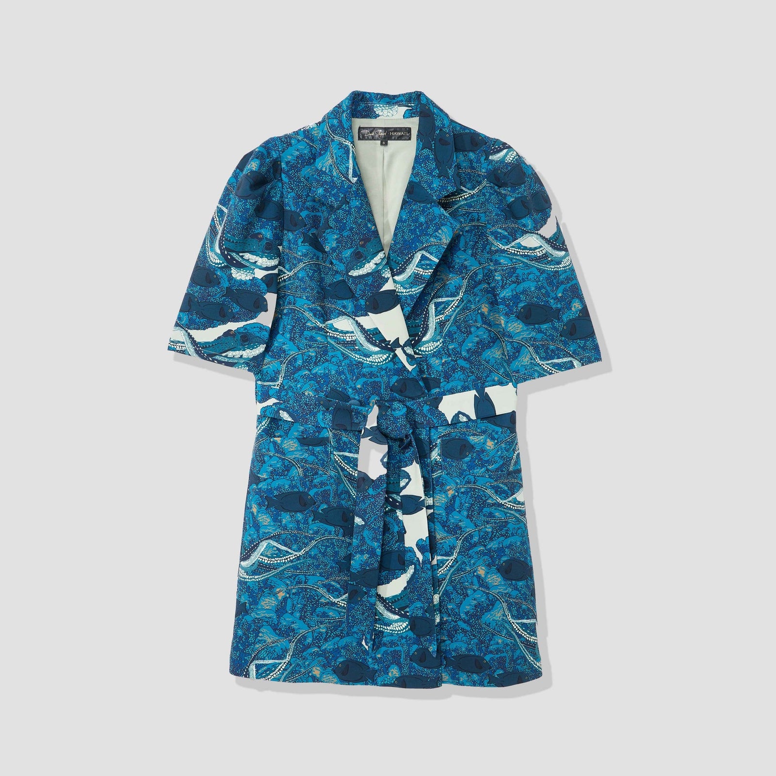 Pop-Up Mākeke - David Shepard Hawaii - Hidden He‘e Blazer Dress - Front View