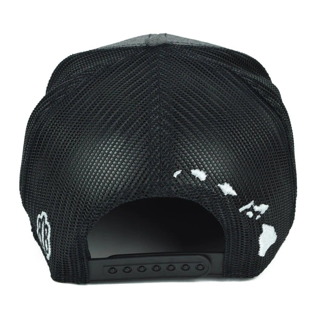 Hook 3D Trucker Hat - Black
