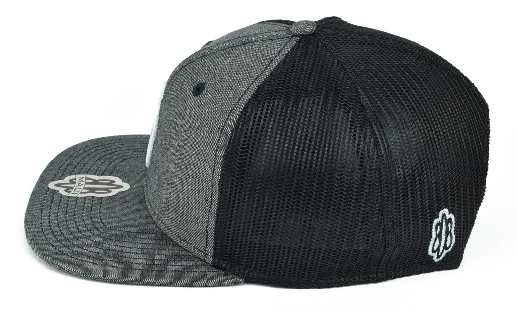 Hook 3D Trucker Hat - Black