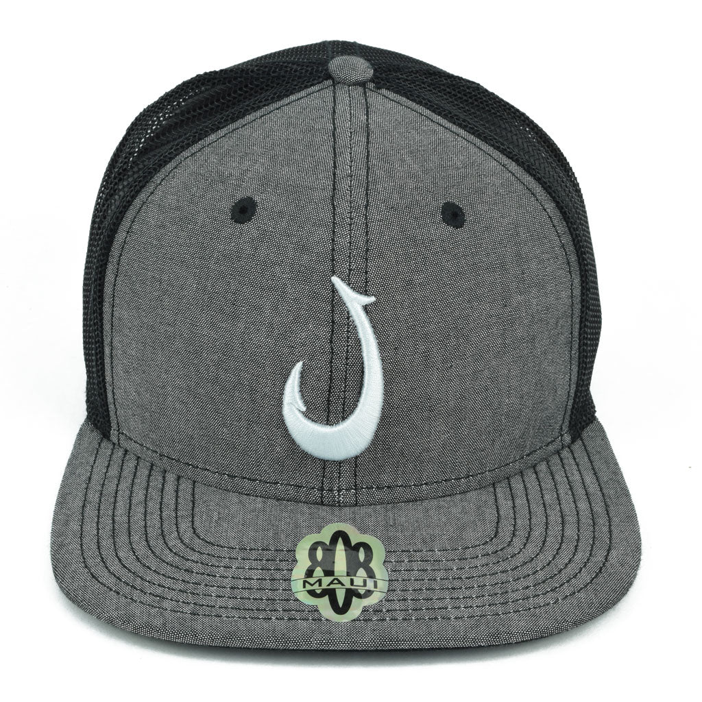 Hook 3D Trucker Hat - Black