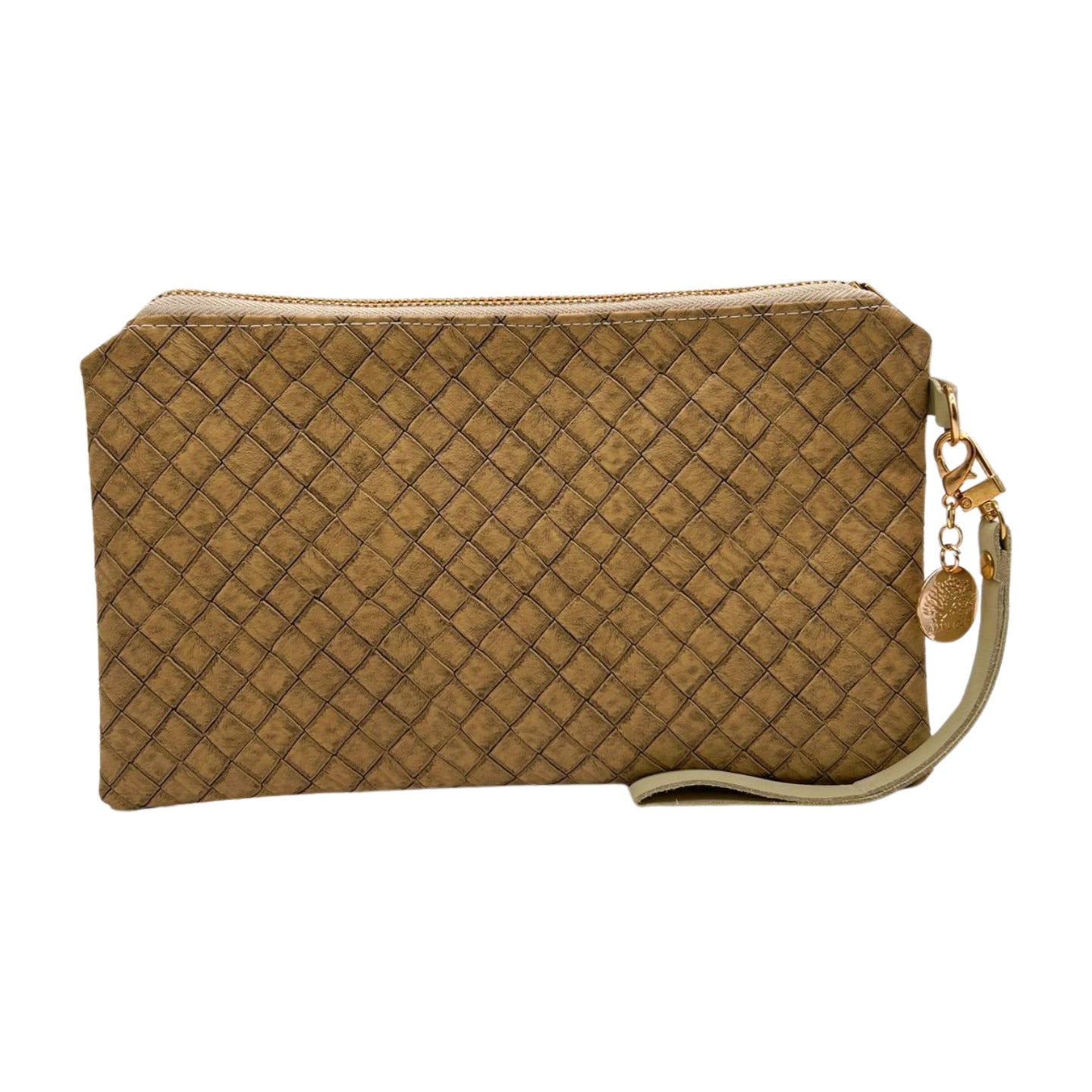 Pop-Up Mākeke - A Maui Day Original Handbags - Handprinted Small Handbag - Hibiscus on Canvas - Back View