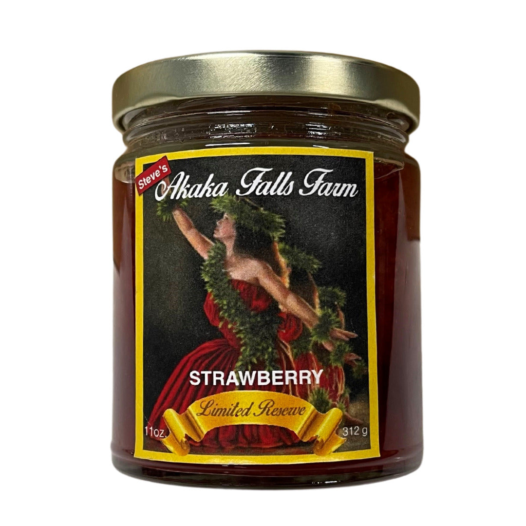 Pop-Up Mākeke - Akaka Falls Farm - Waimea Strawberry Preserve - Front View