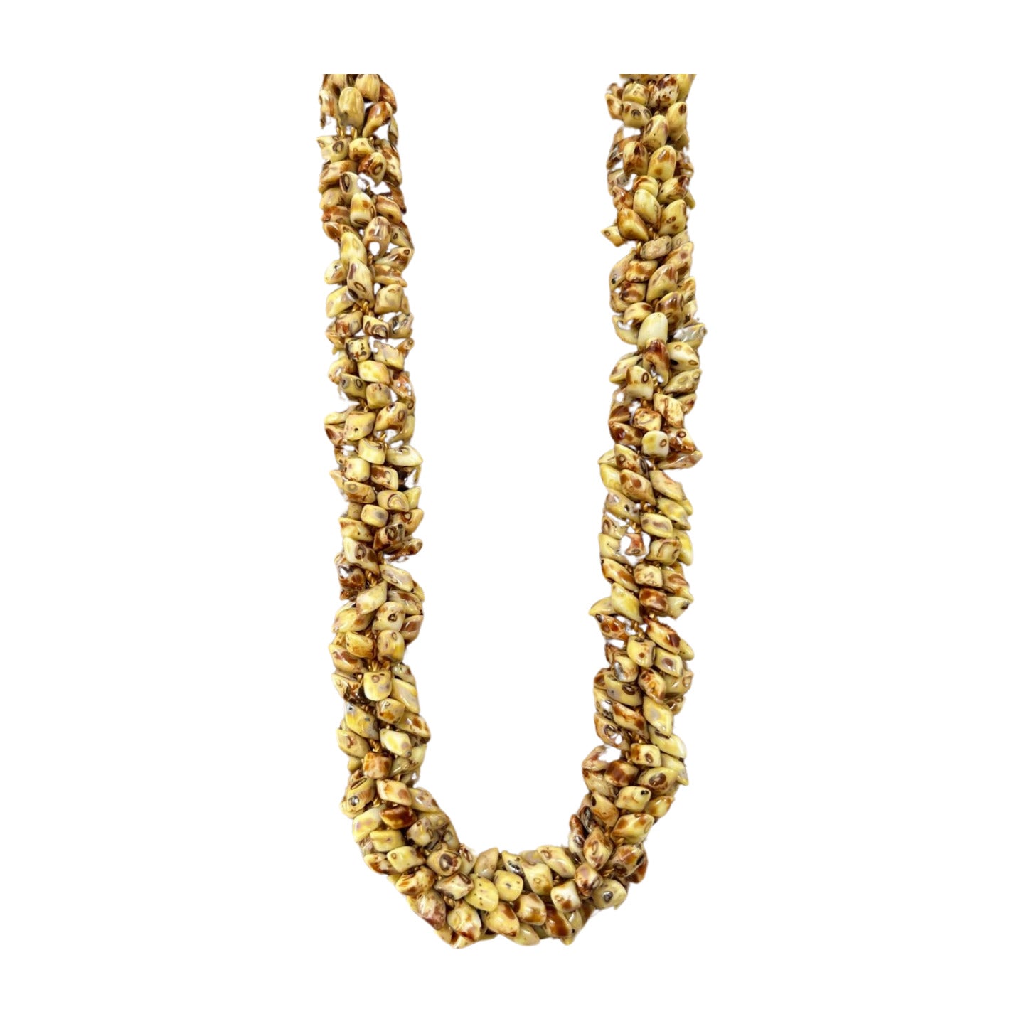 Pop-Up Mākeke - Akalei Designs - Picasso Yellow Dragon Scales Necklaces - 31in - Close Up