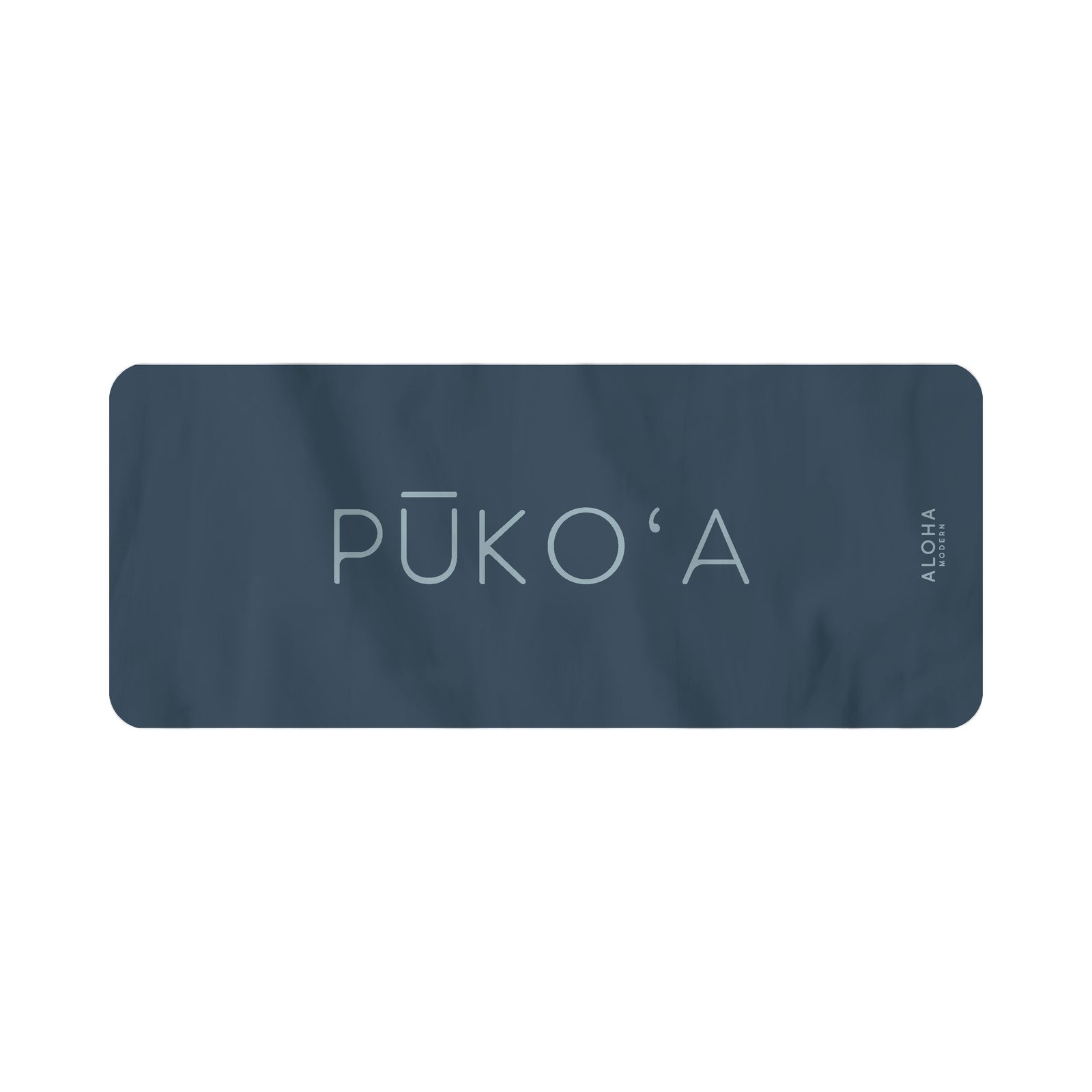 Pop-Up Mākeke - Aloha Modern - Pūkoʻa Microfiber Towel - Back View