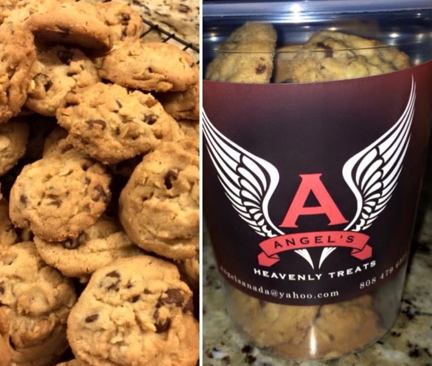 Pop-Up Mākeke - Angels Heavenly Treats - Chocolate Chip Cookies with Walnuts