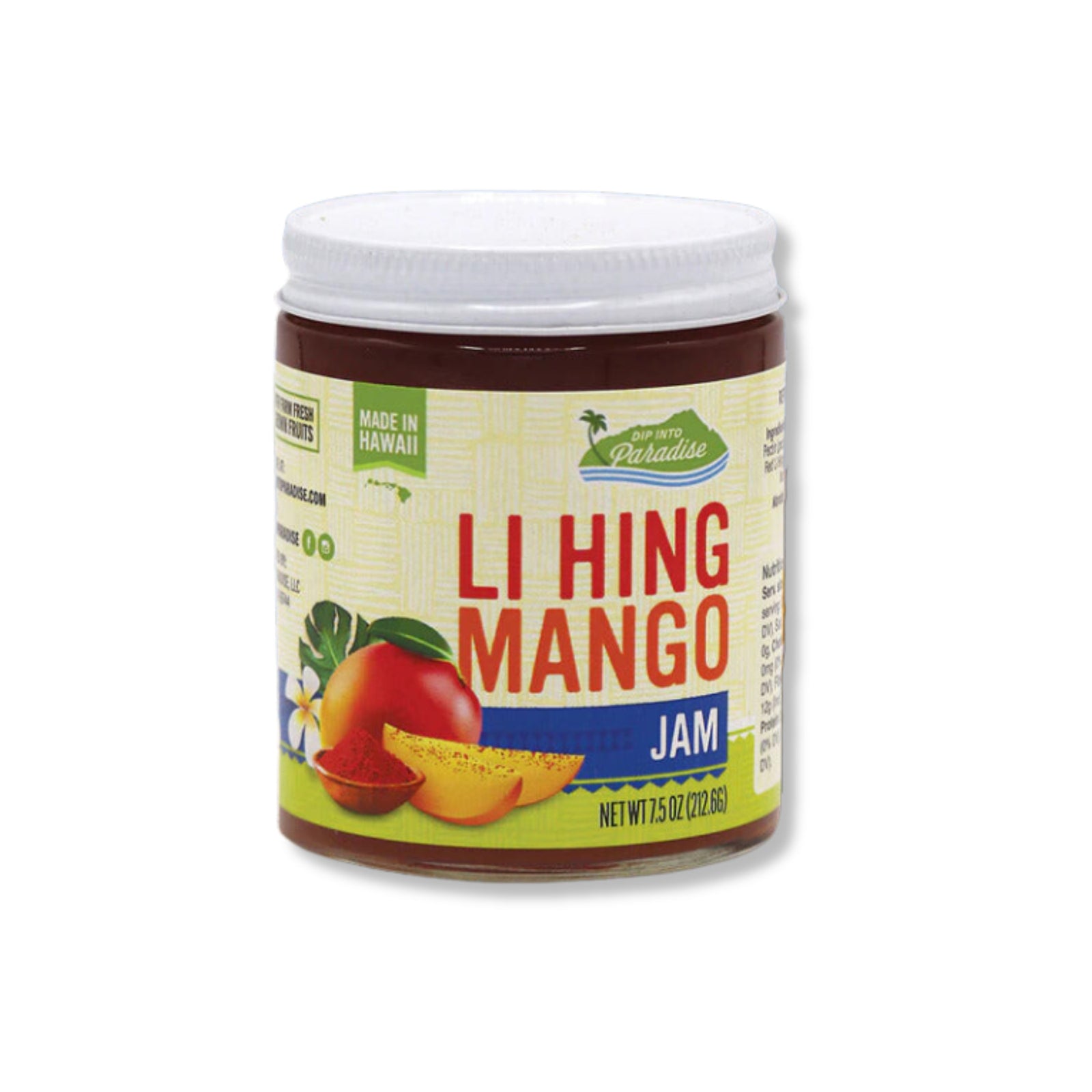 Pop-Up Mākeke - Dip into Paradise - Li Hing Mango Jam - Front View