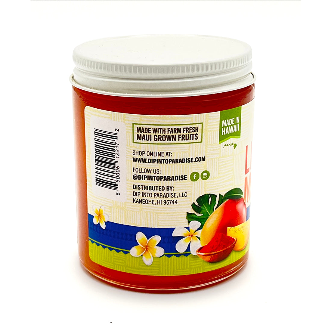 Pop-Up Mākeke - Dip into Paradise - Li Hing Mango Jam - Side View