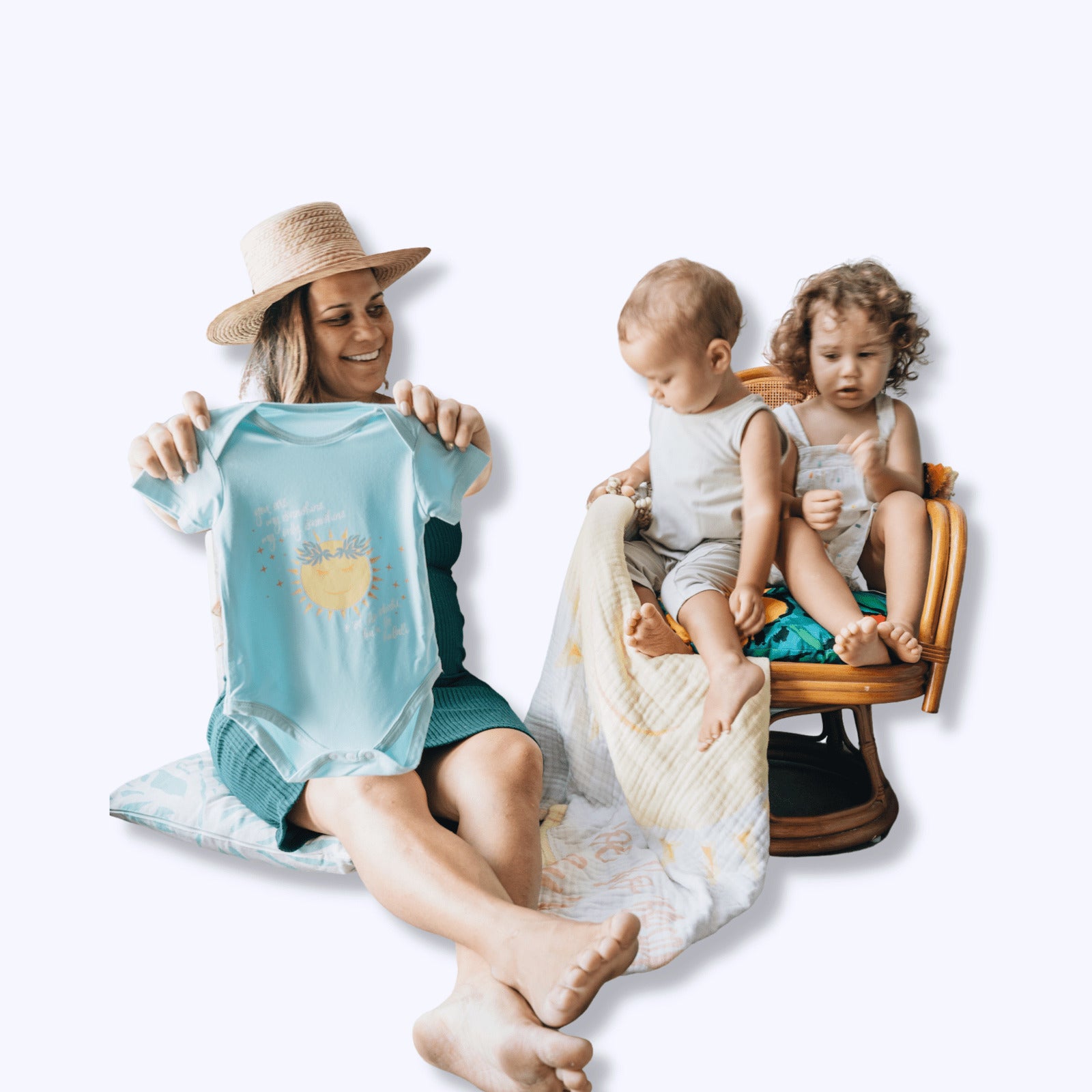 Pop-Up Mākeke - Haku Collective - You Are My Sunshine Baby Onesie