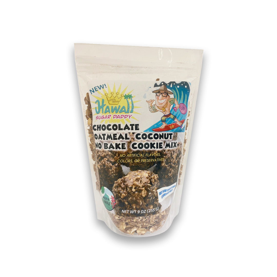 Pop-Up Mākeke - Hawaii Fry-O Food Group - Chocolate Oatmeal Coconut No Bake Cookie Mix - Front View