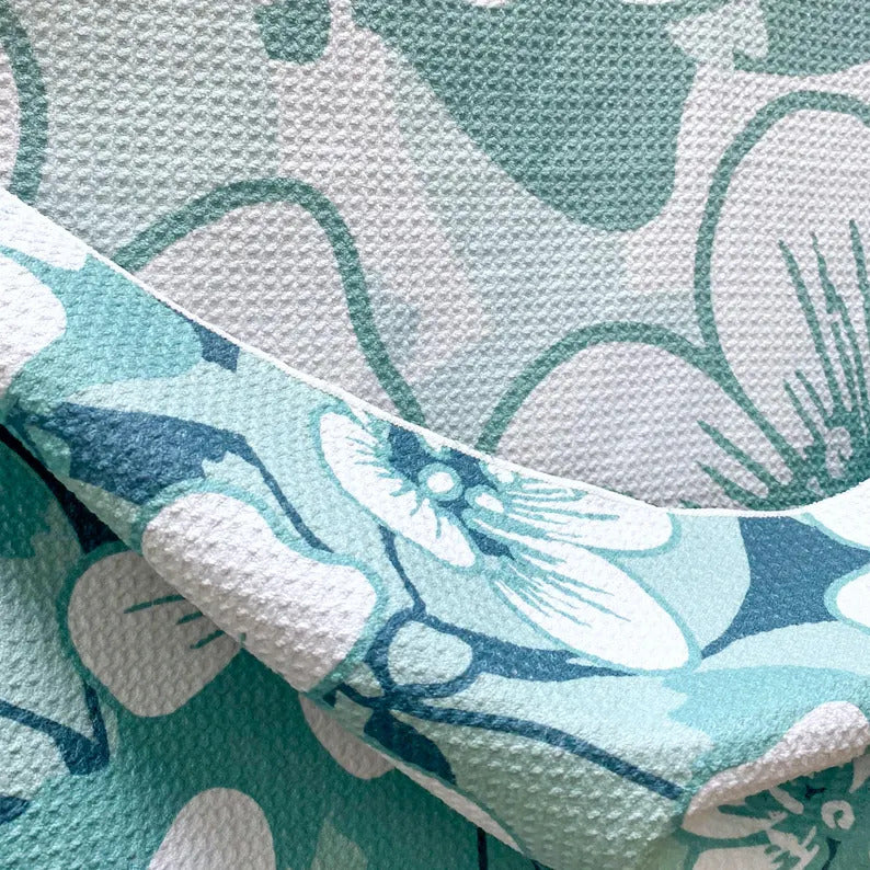 Reversible Beach Towel - Nohoanu Flower