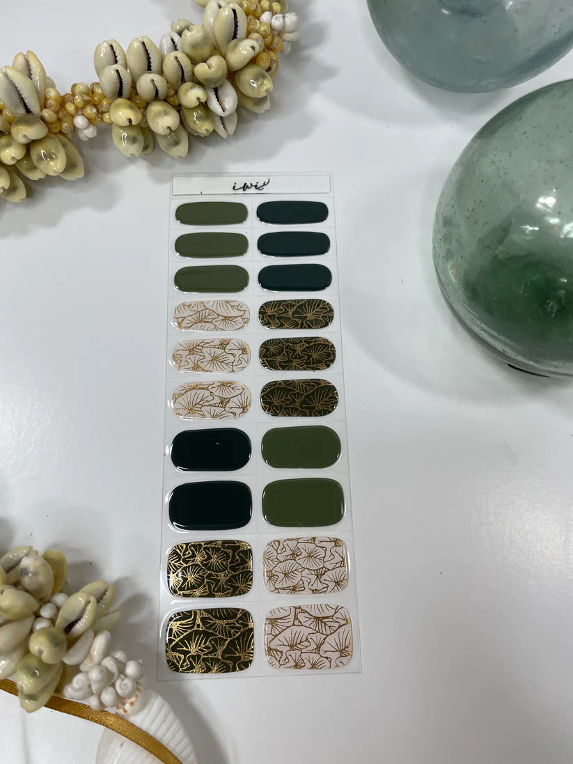 Pop-Up Mākeke - Iwi Nails - Gel Nail Strips - Loʻi Kalo