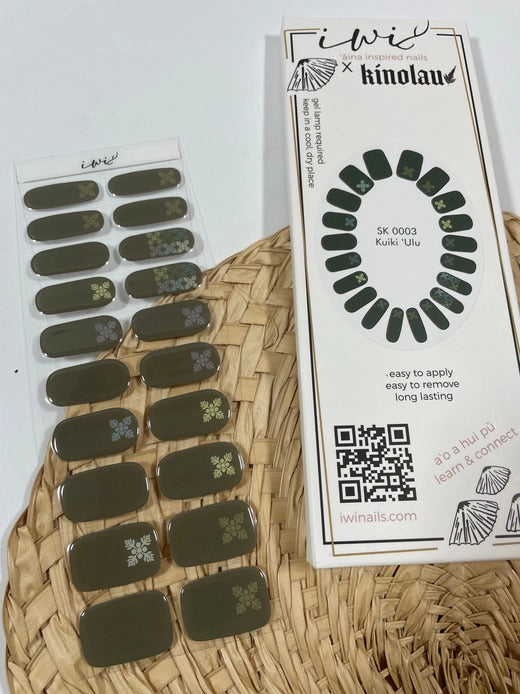 Gel Nail Strips - Kinolau x Iwi Nails: Kuiki ʻUlu