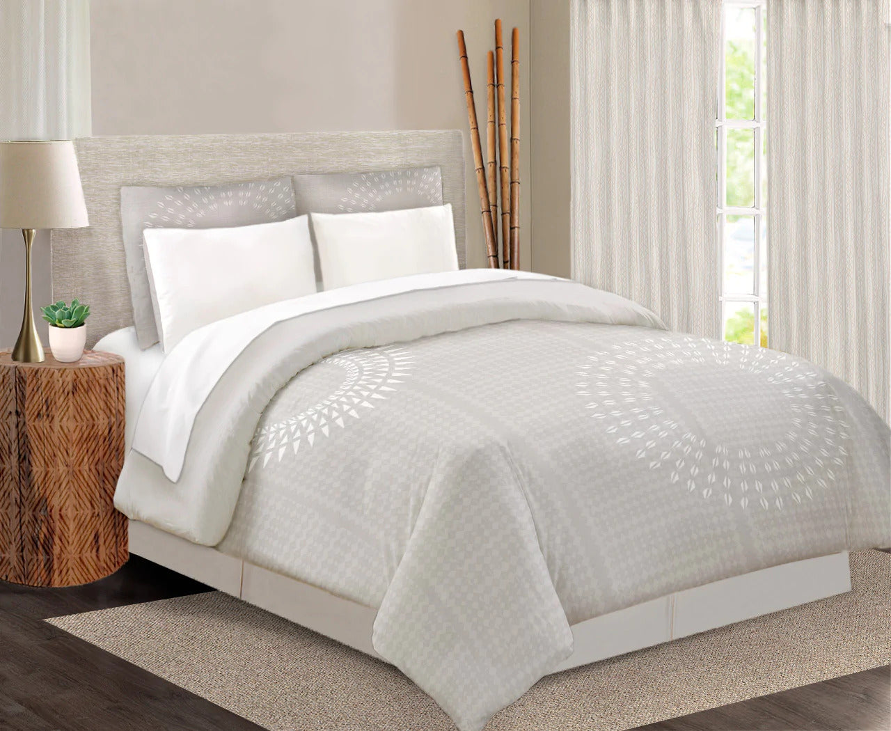 Pop-Up Mākeke - Noho Home - Halawai Reversible Comforter - Halawai Print