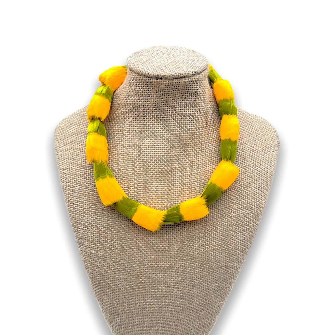 Pop-Up Mākeke - Pawehi Creations - Lei Hulu #001 - Front View