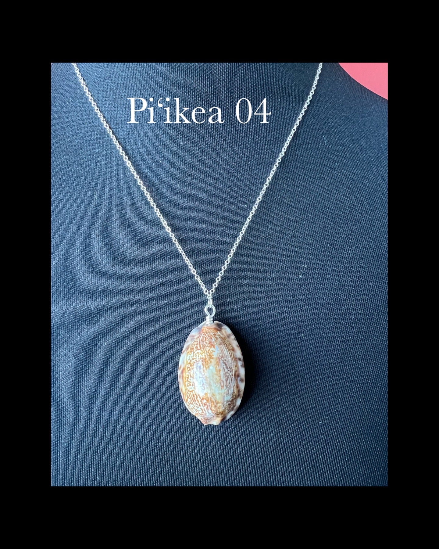 Pop-Up Mākeke - Pawehi Creations - Piʻikea Leho Pendant - Style #04 - Front View