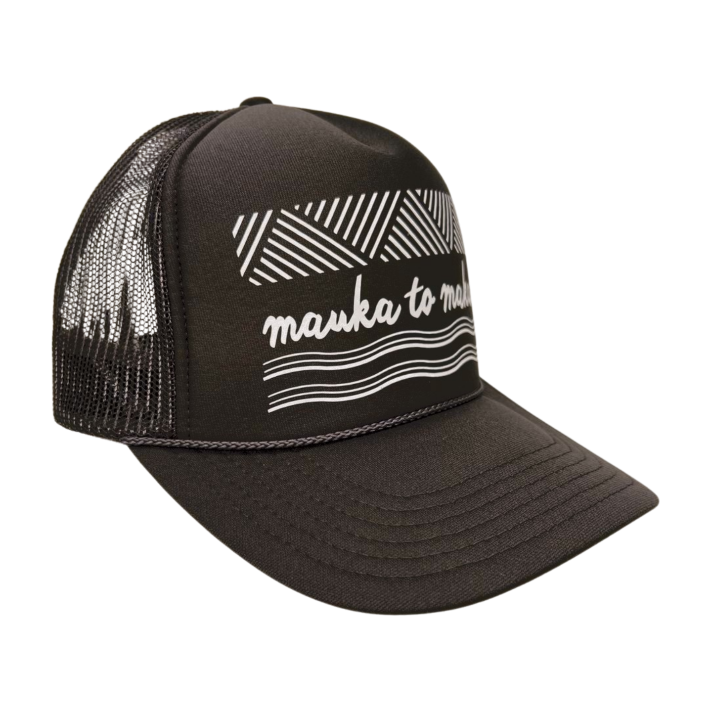 Mauka to Makai Trucker Hat - Charcoal Gray