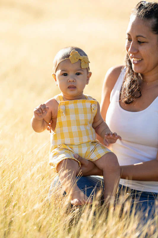 Palaka Baby Overalls - Yellow