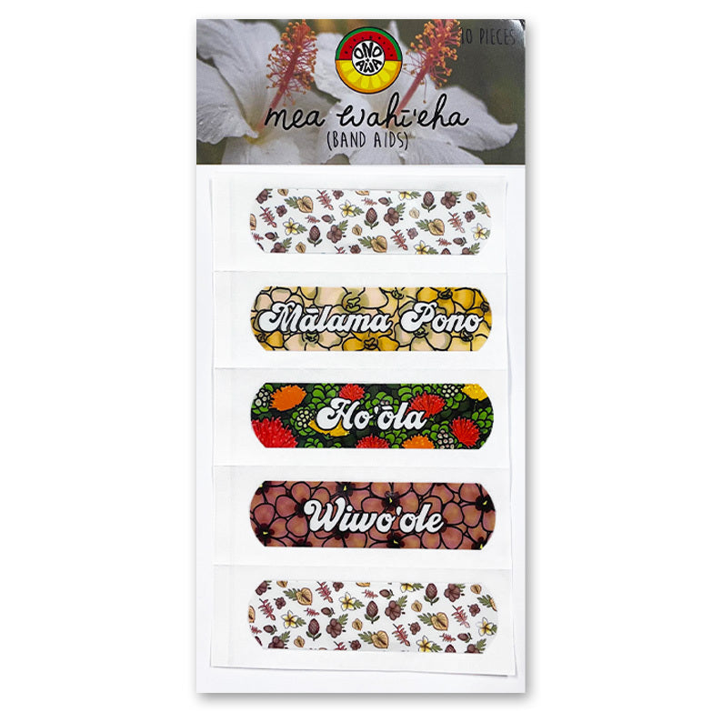 Pop-Up Mākeke - ‘Ono + ‘Awa Keiki Club- Waterproof Band Aids (Mea Wahīʻeha) - Pua