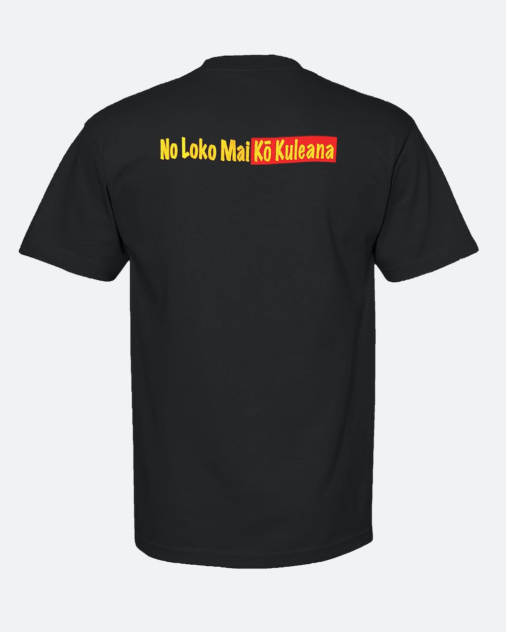 Pop-Up Mākeke - Aloha Aina Poi - Aloha Aina Kuleana Men's Short Sleeve T-Shirt - Back View