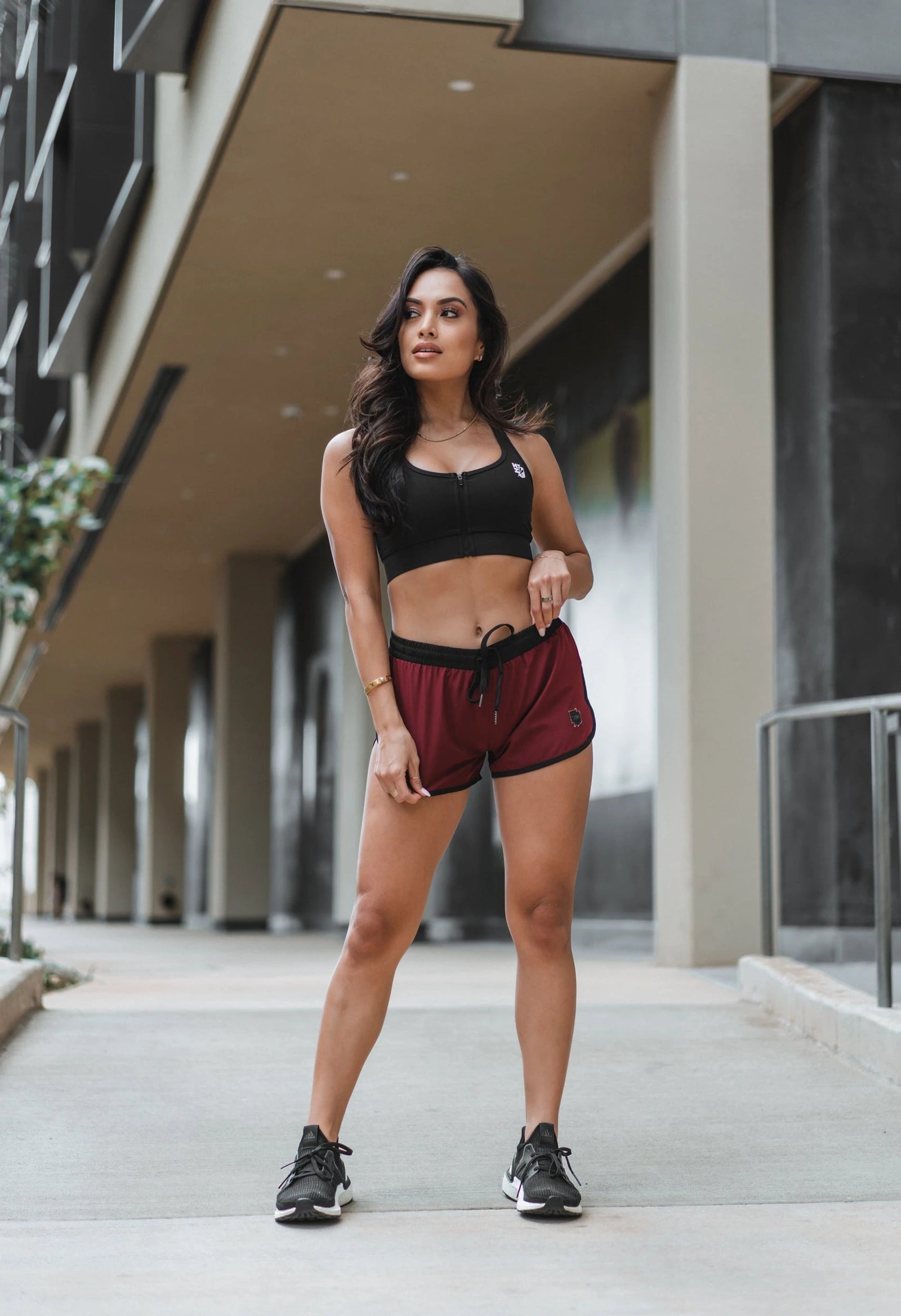 Pop-Up Mākeke - Hawaii's Finest - Women's Burgundy Performance Shorts