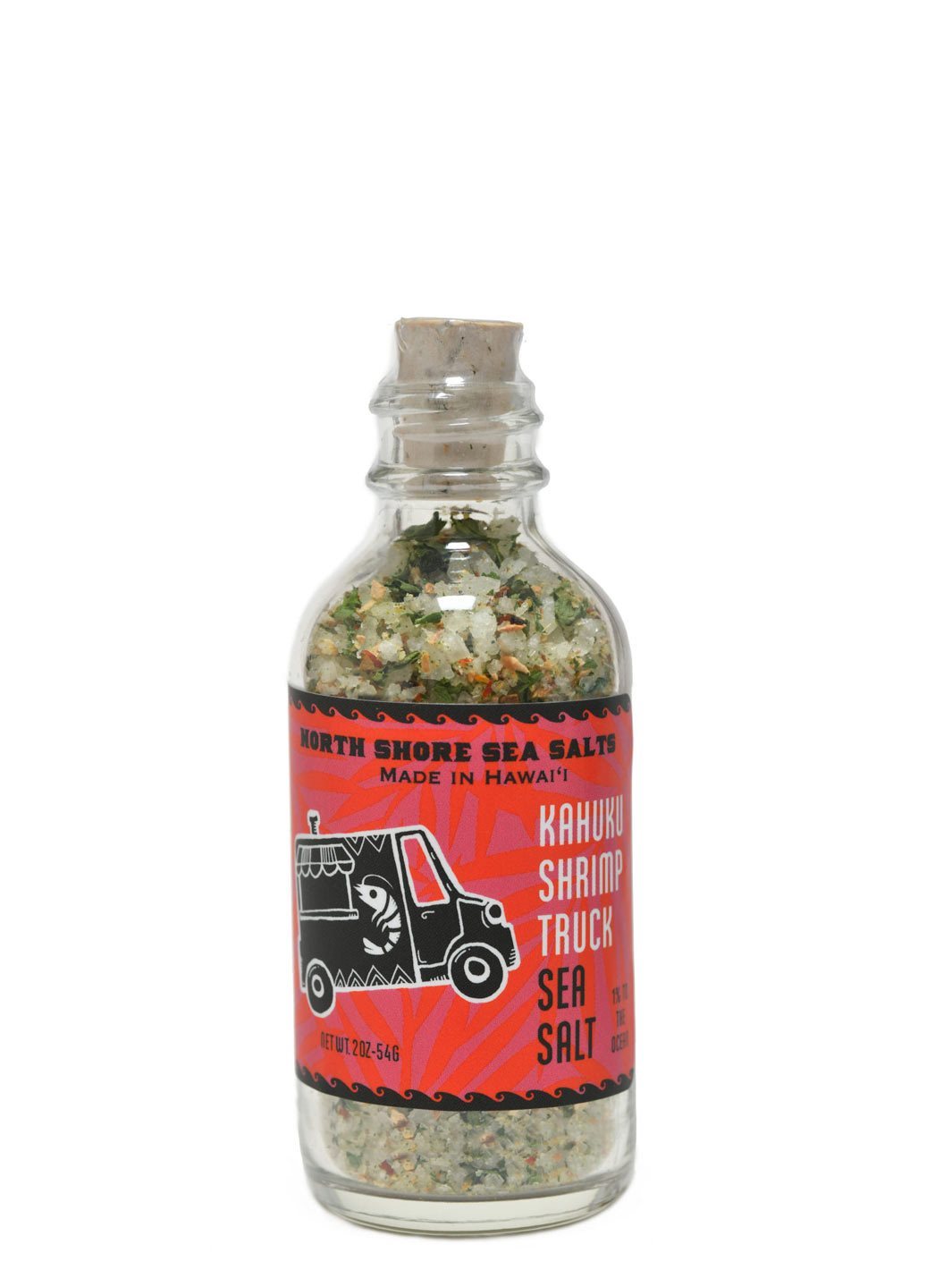 Pop-Up Mākeke - Sea Salts of Hawaii - North Shore Hawaiian Sea Salt Sampler Box - Kahuku Shrimp Truck - Front View