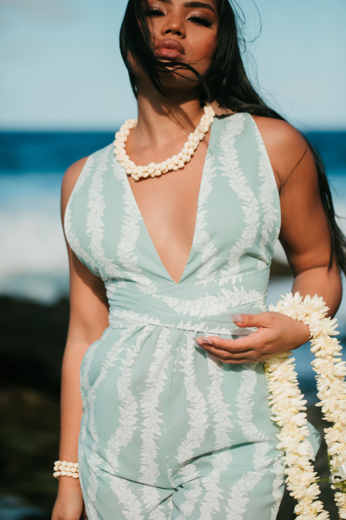 Hiʻi Jumper - Aloha Lei Blue Dust