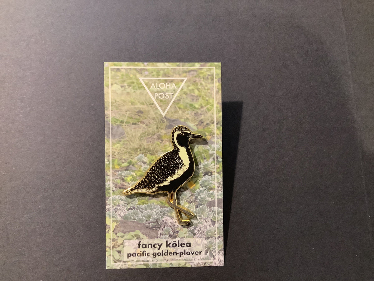 Fancy Kolea Pin Pacific Golden Plover