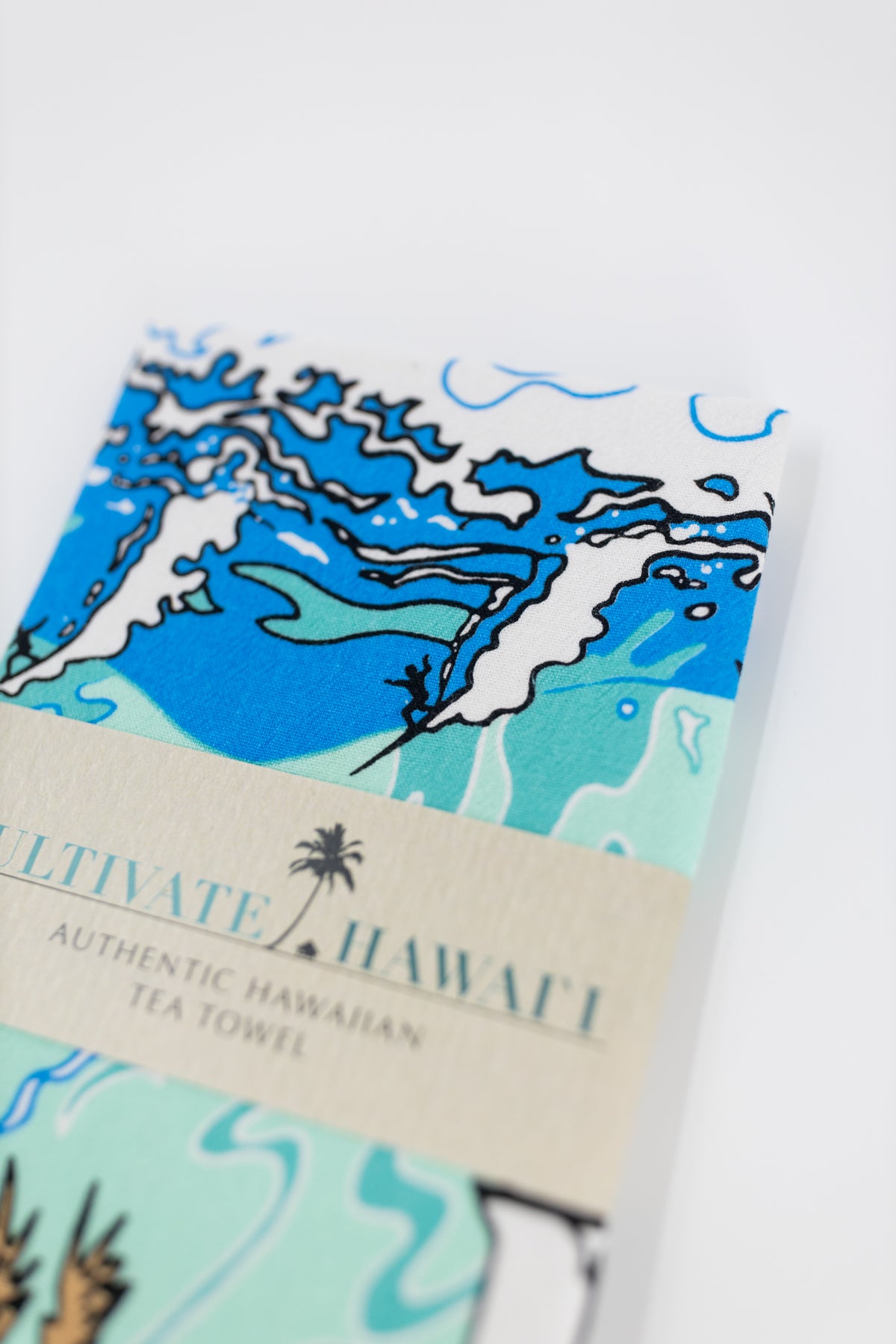 Waimea Bay Tea Towel