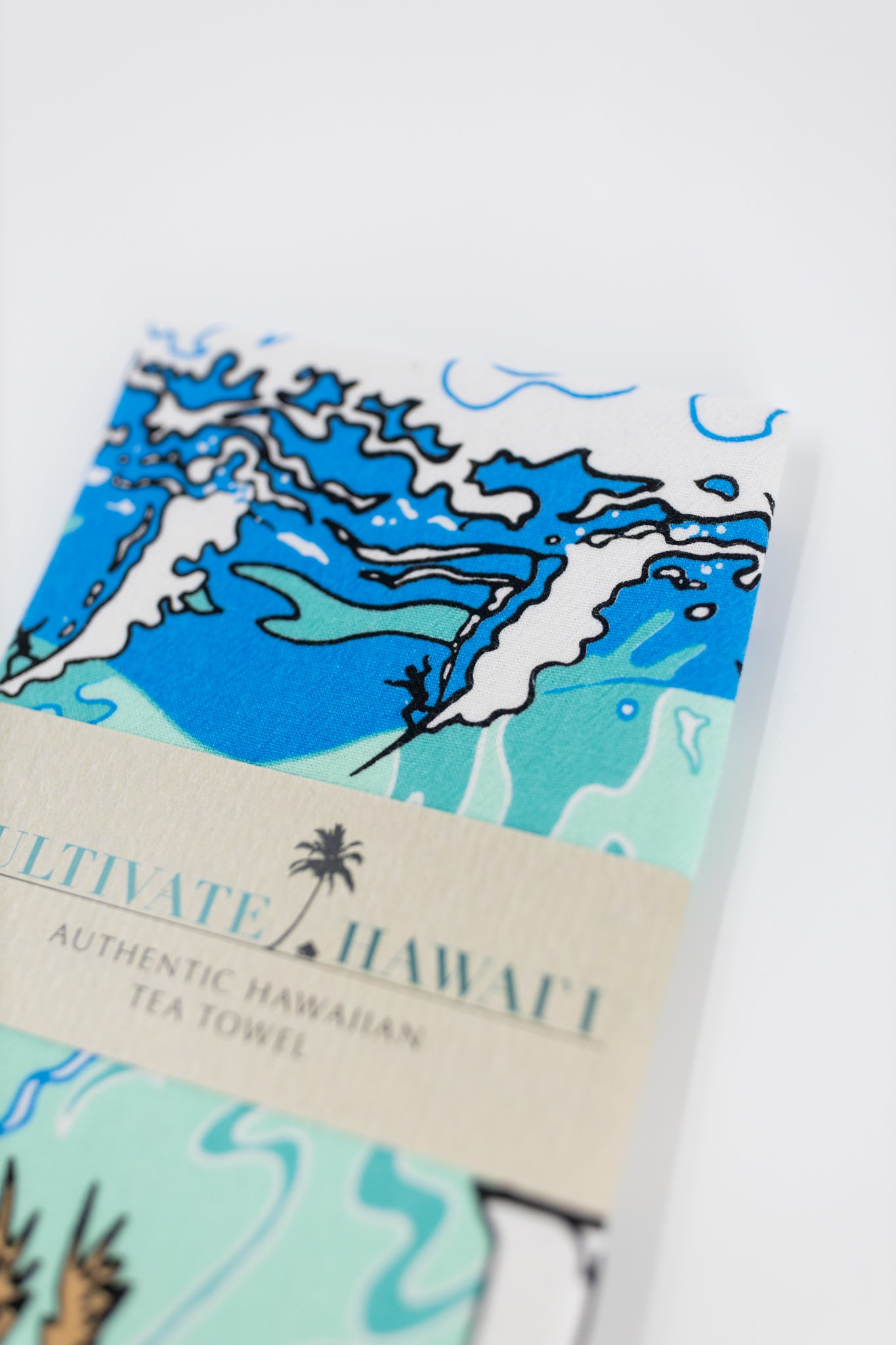 Waimea Bay Tea Towel