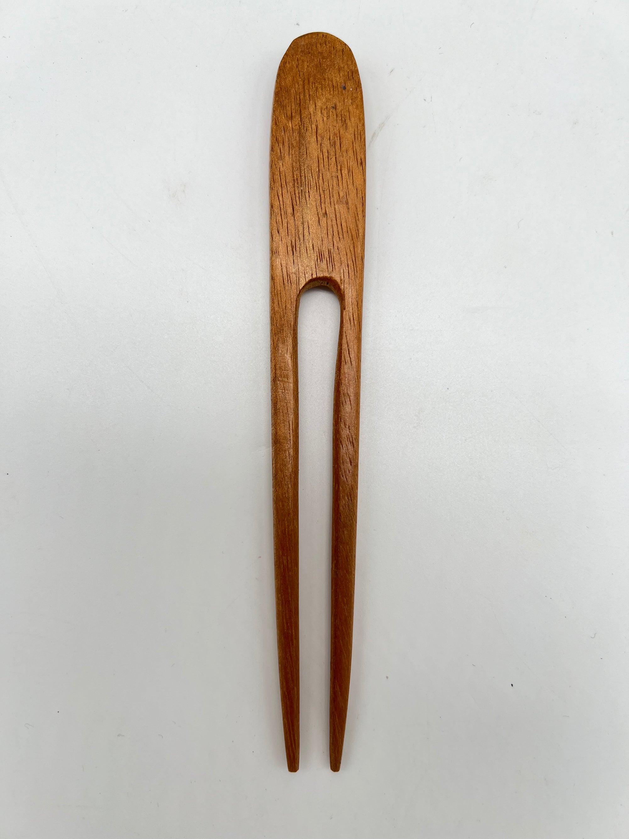 Double Koa Wood Hair Pick