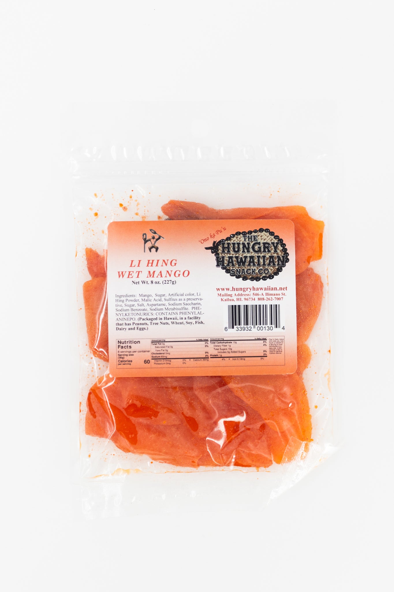 Li Hing Wet Mango Slices