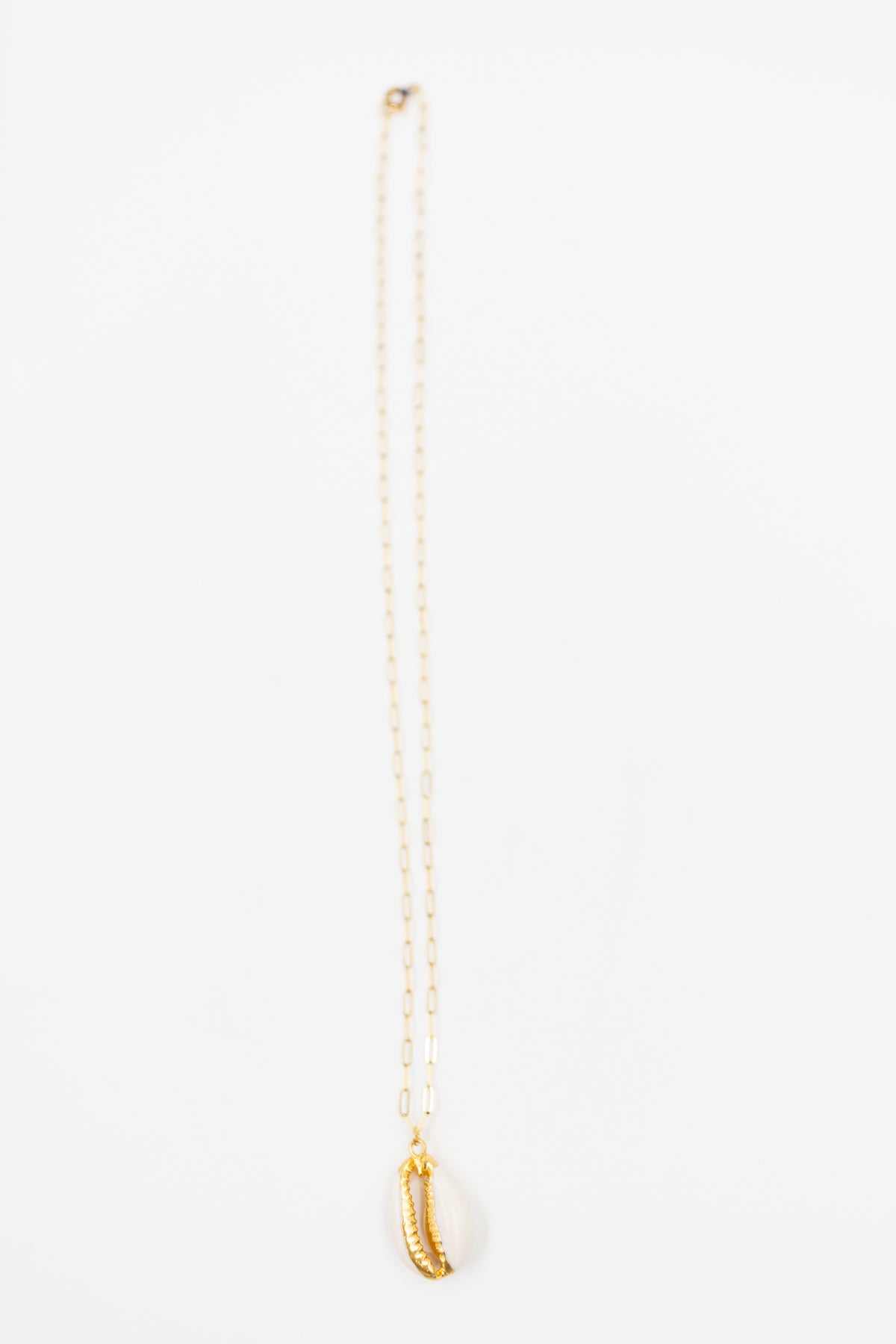 24kt Gold Dipped Cowry Shell Necklace