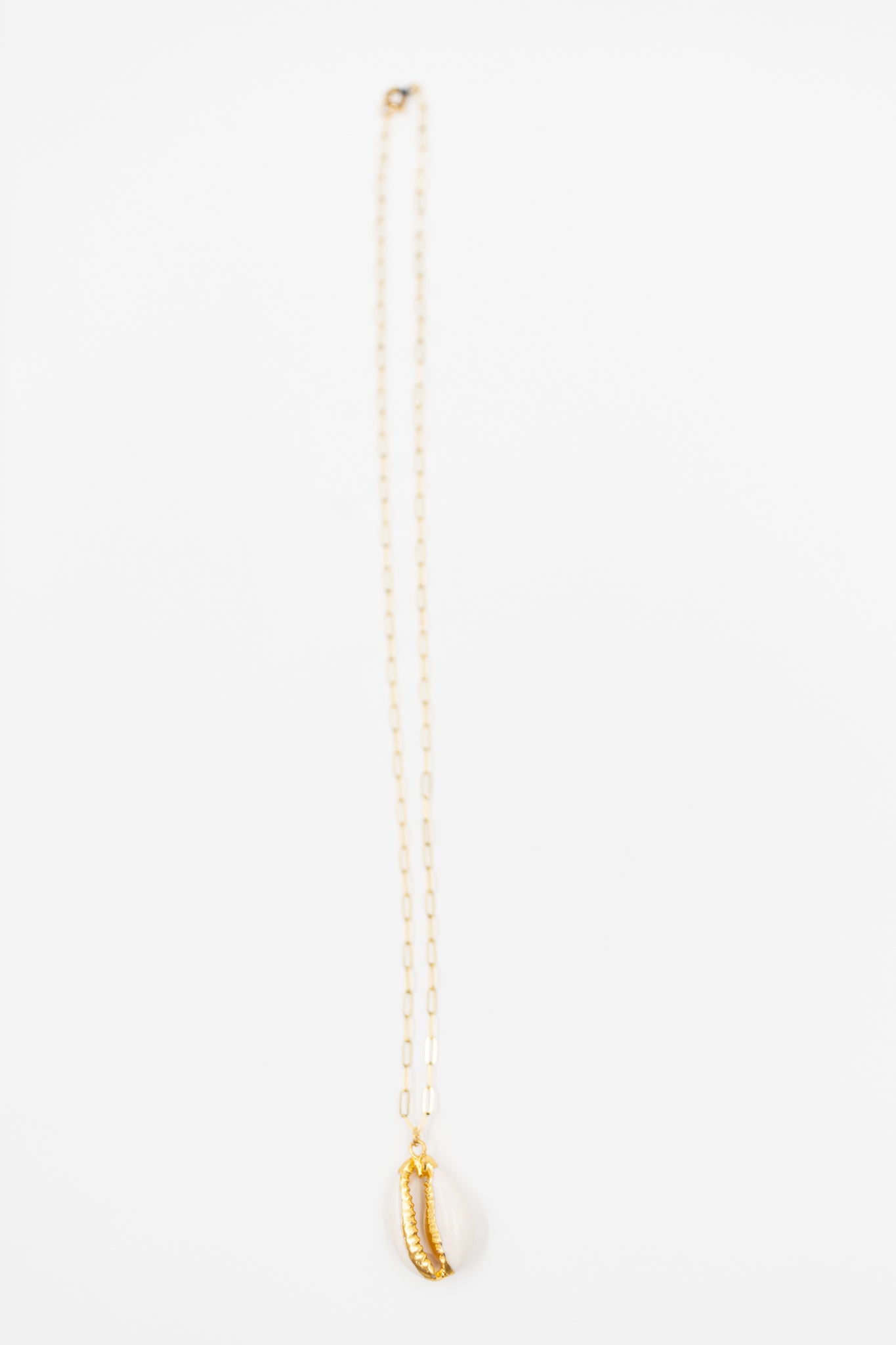 24kt Gold Dipped Cowry Shell Necklace