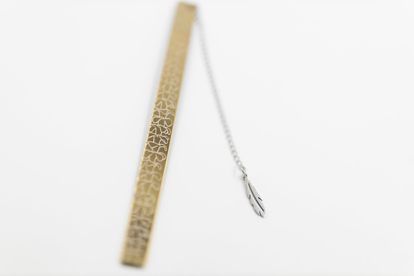 Gold Metal Bookmark - Puakenikeni