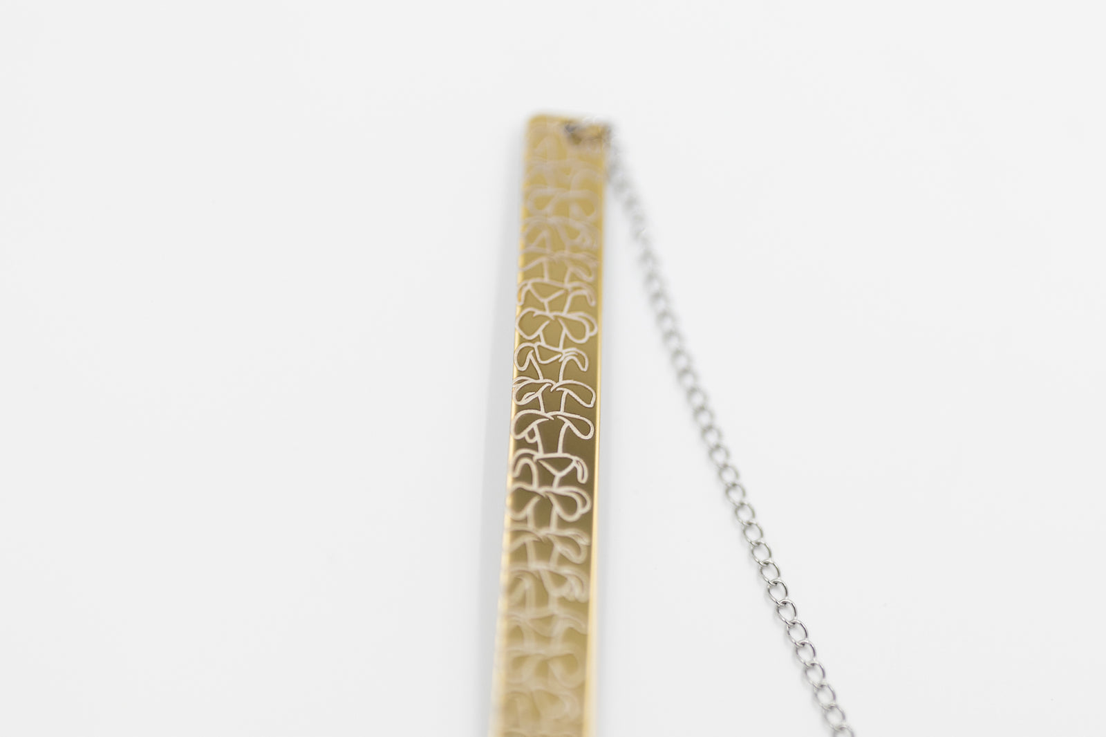 Gold Metal Bookmark - Puakenikeni