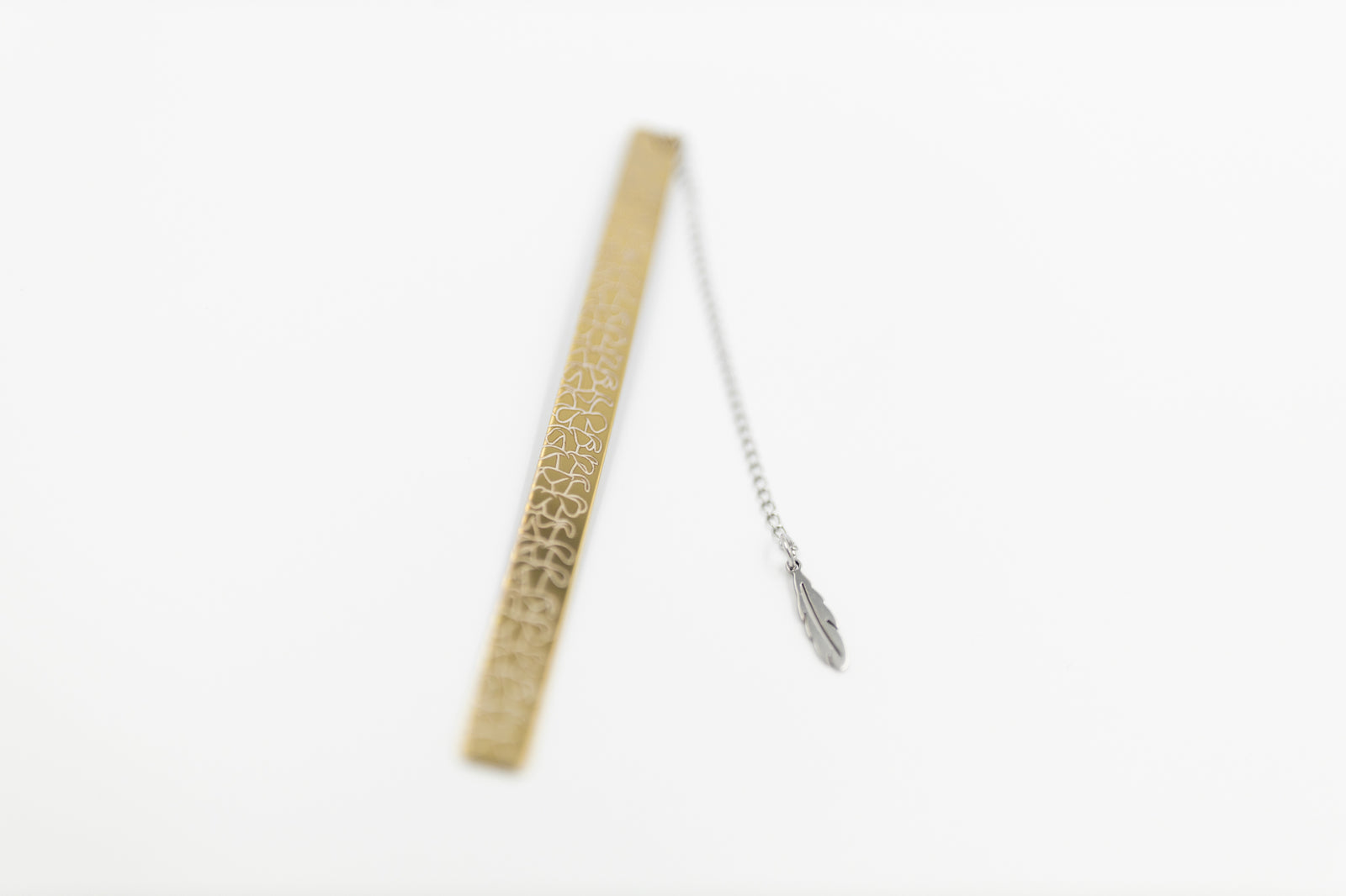 Gold Metal Bookmark - Puakenikeni