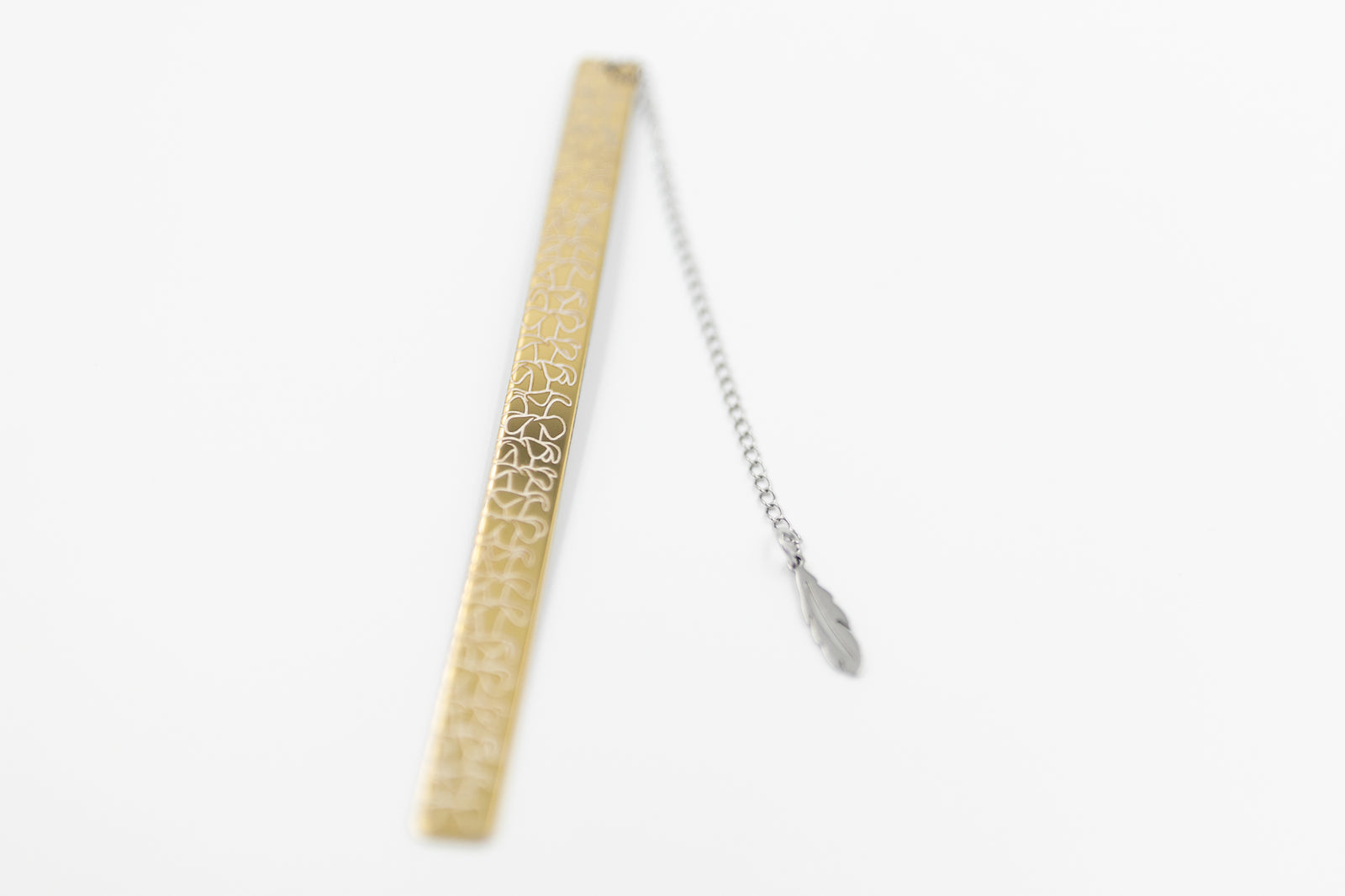 Gold Metal Bookmark - Puakenikeni