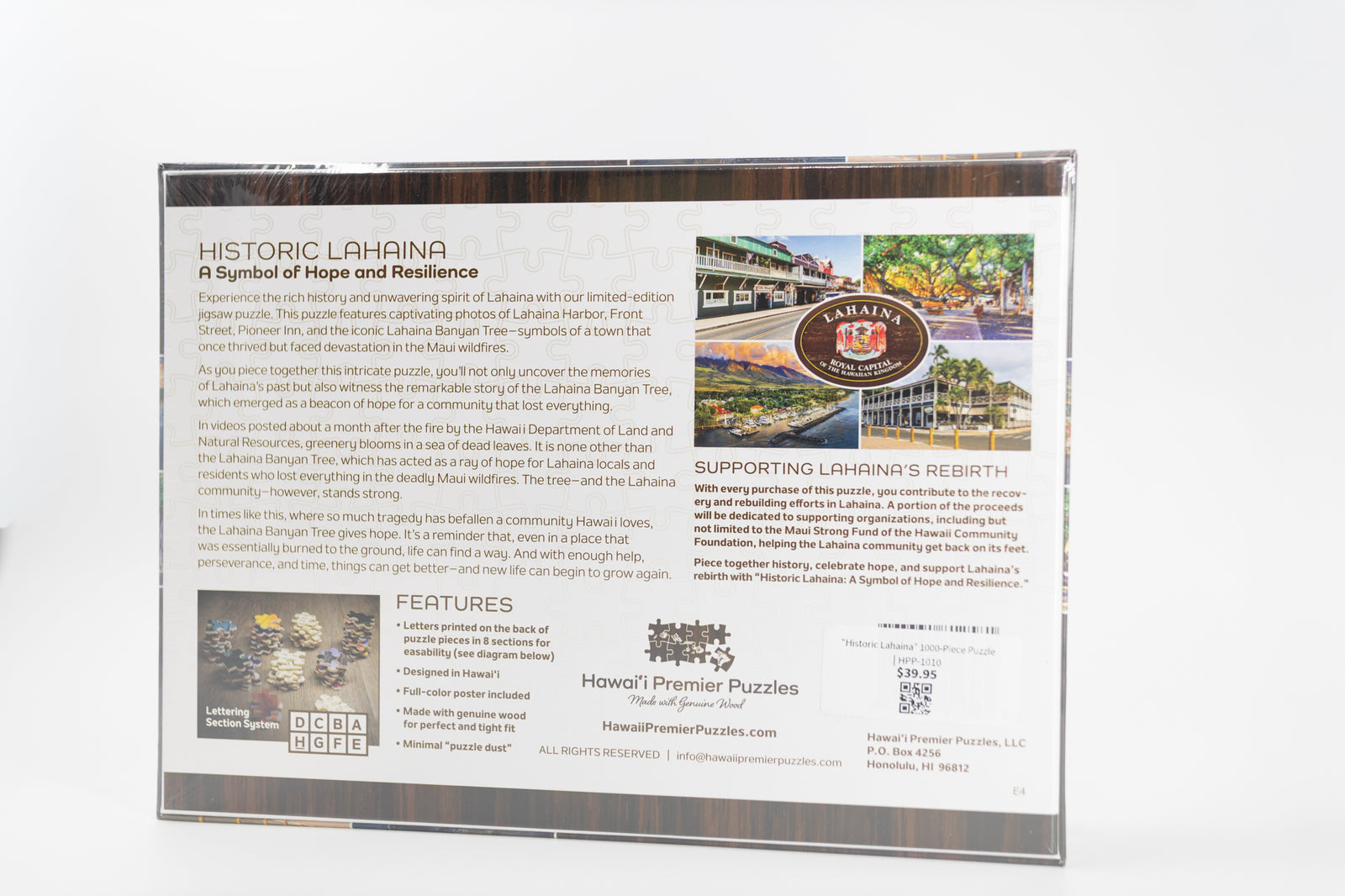 "Historic Lahaina" 1000-Piece Puzzle