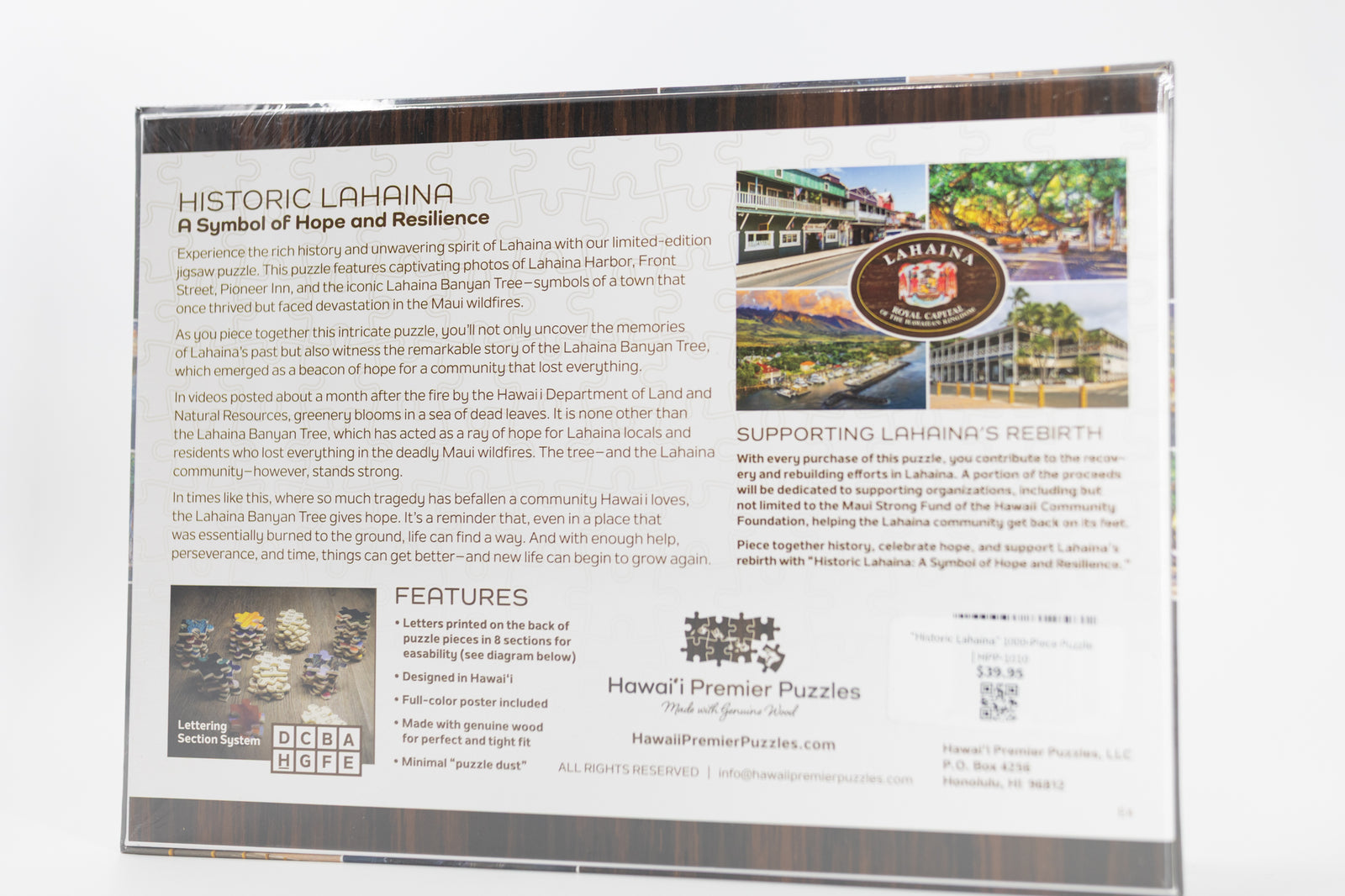 "Historic Lahaina" 1000-Piece Puzzle
