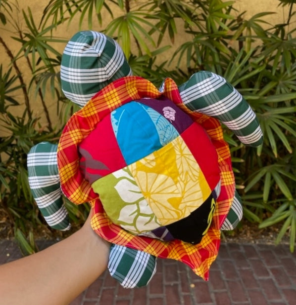 Palaka/Aloha Print Honu