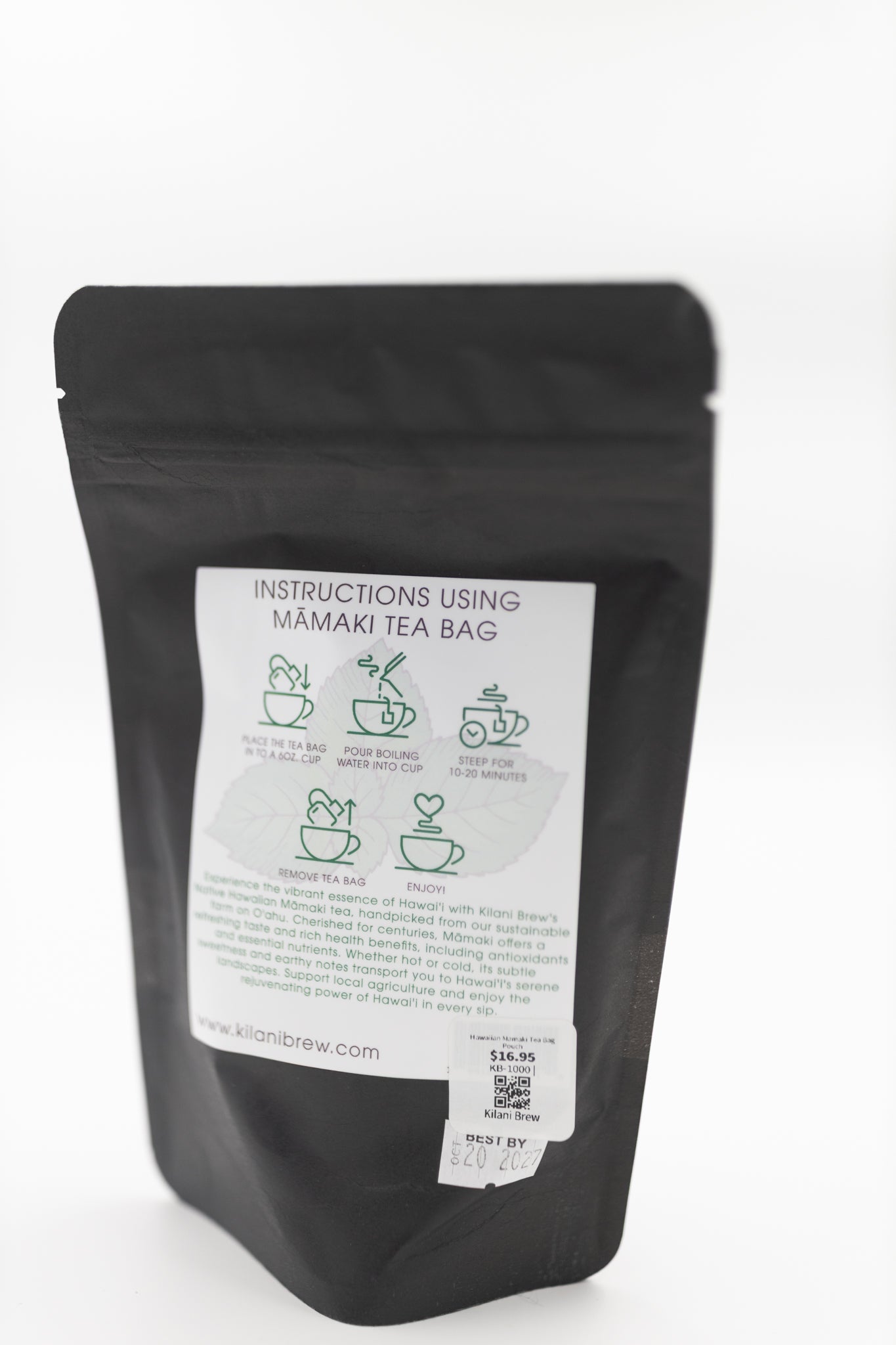 Hawaiian Mamaki Tea Bag Pouch
