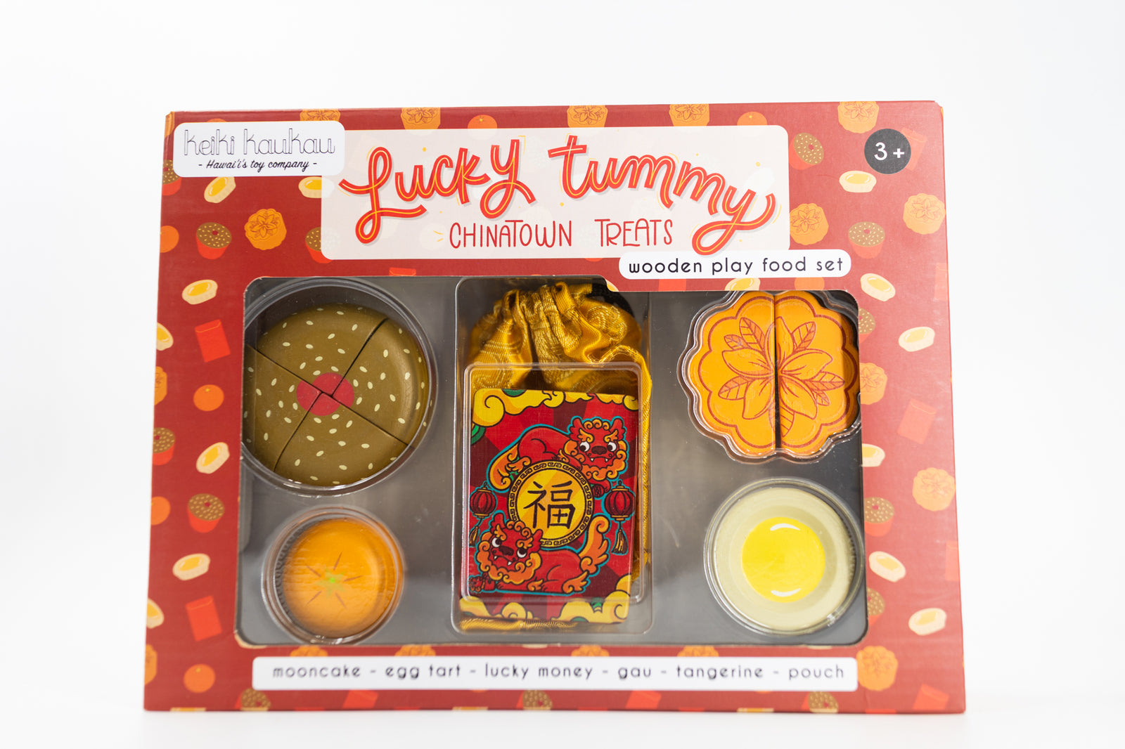 Lucky Tummy Chinatown Treats Wooden Play Food Set