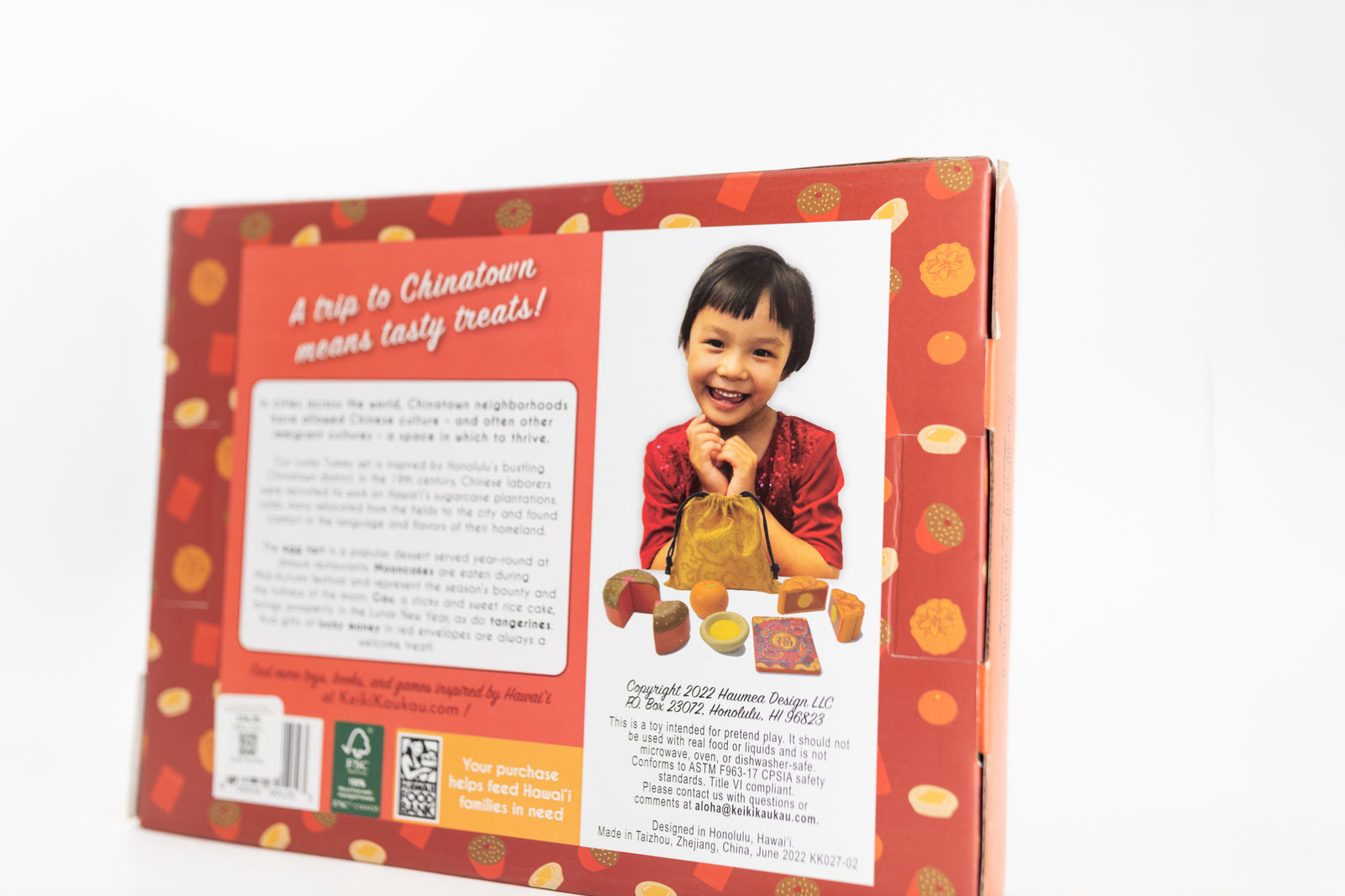 Lucky Tummy Chinatown Treats Wooden Play Food Set