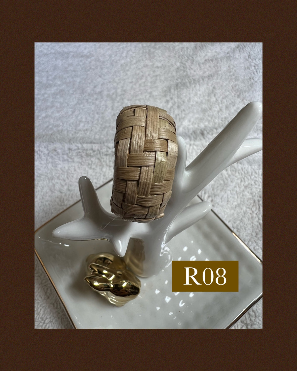 Lauhala Barrel Bracelet - Style #08