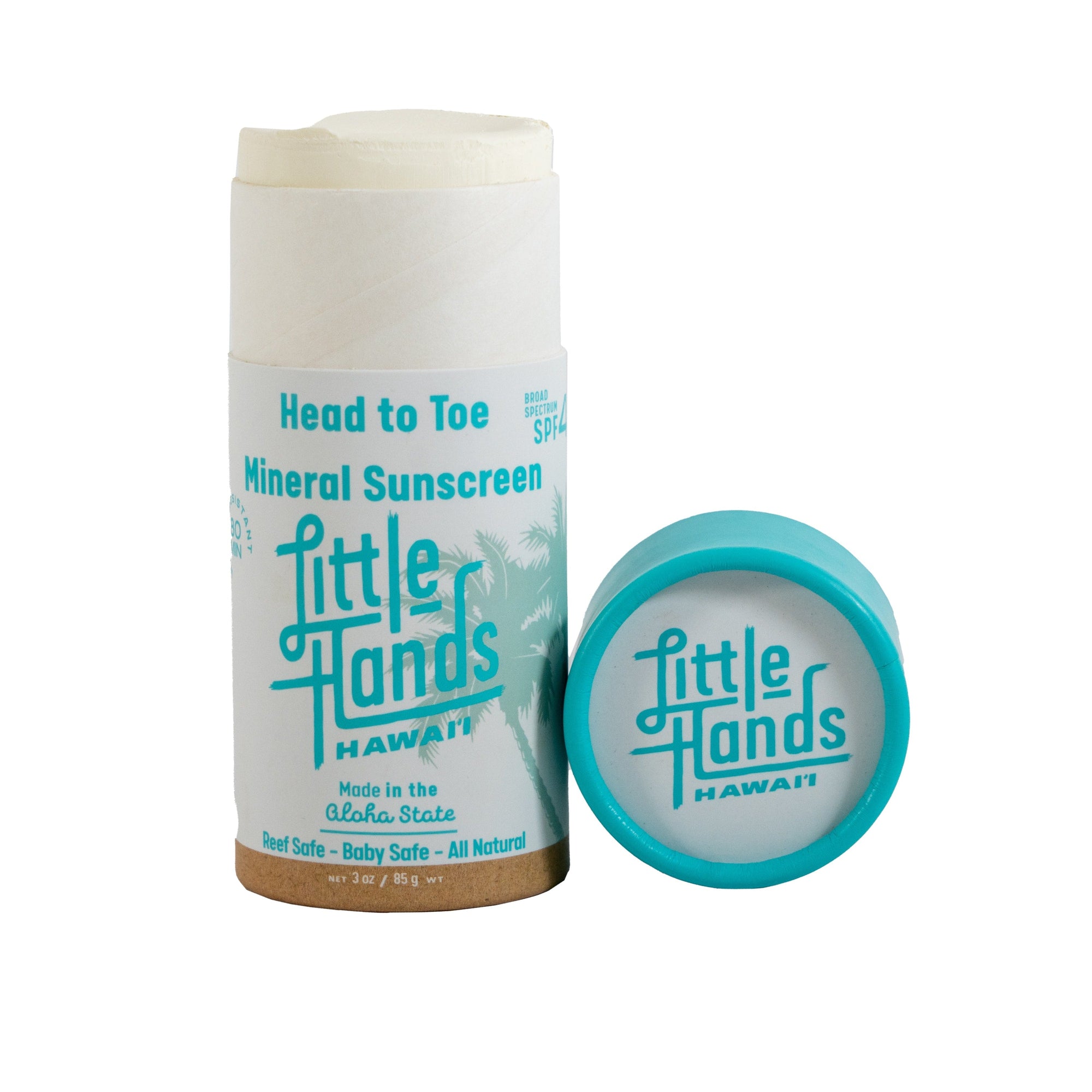 Little Hands Hawaii - Head to Toe Mineral Sunscreen Stick - Original - Open