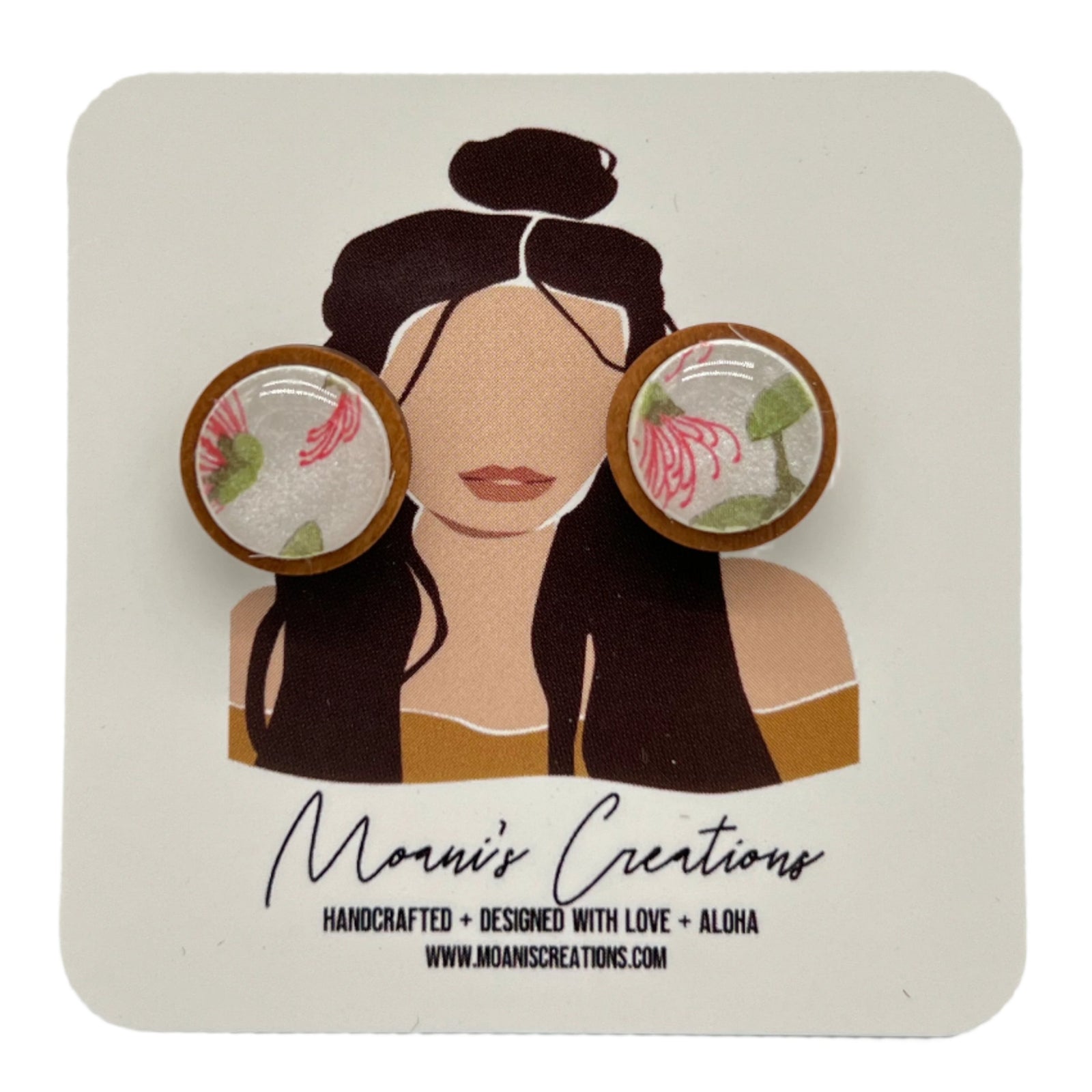 Lehua Stud Earrings