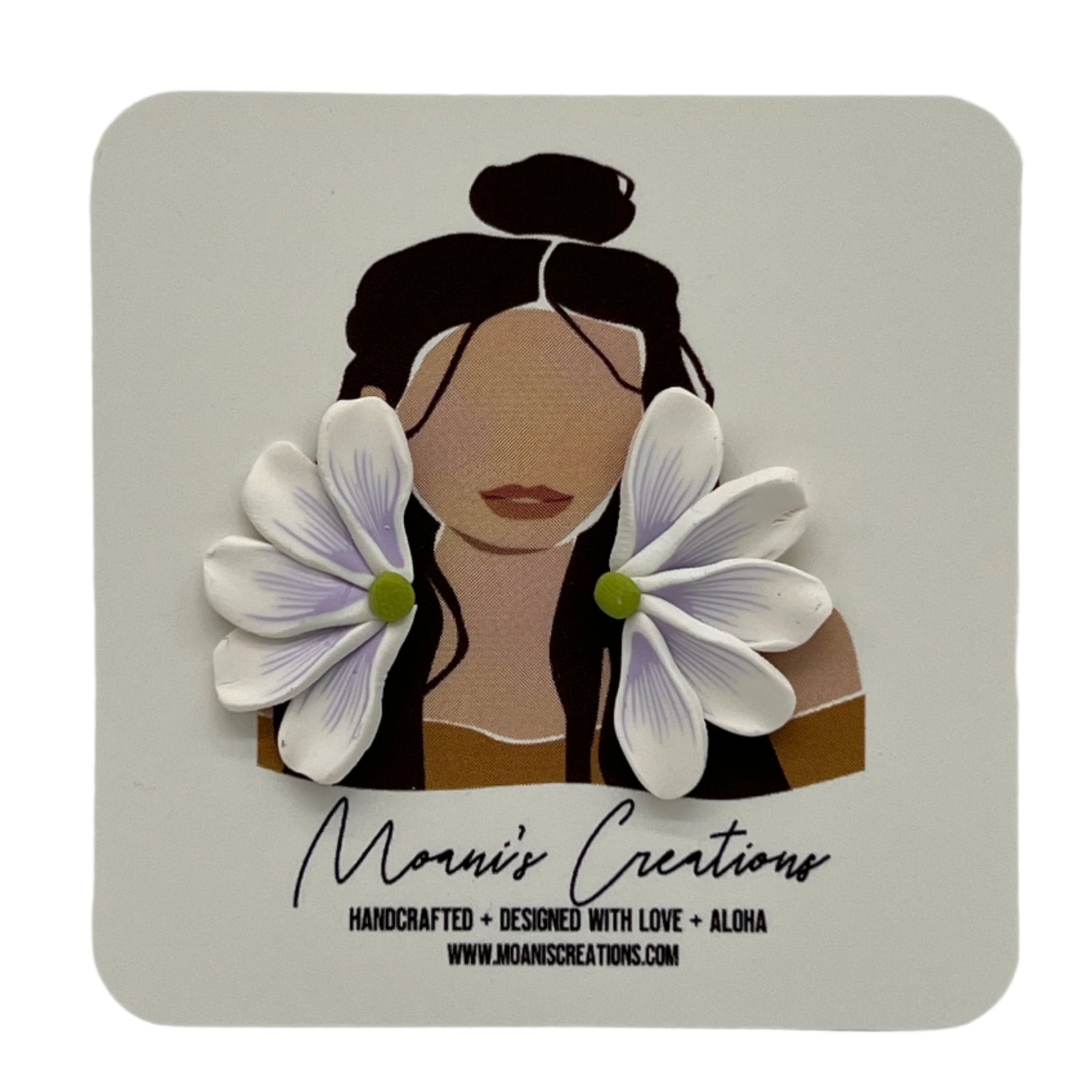 Naupaka Stud Earrings