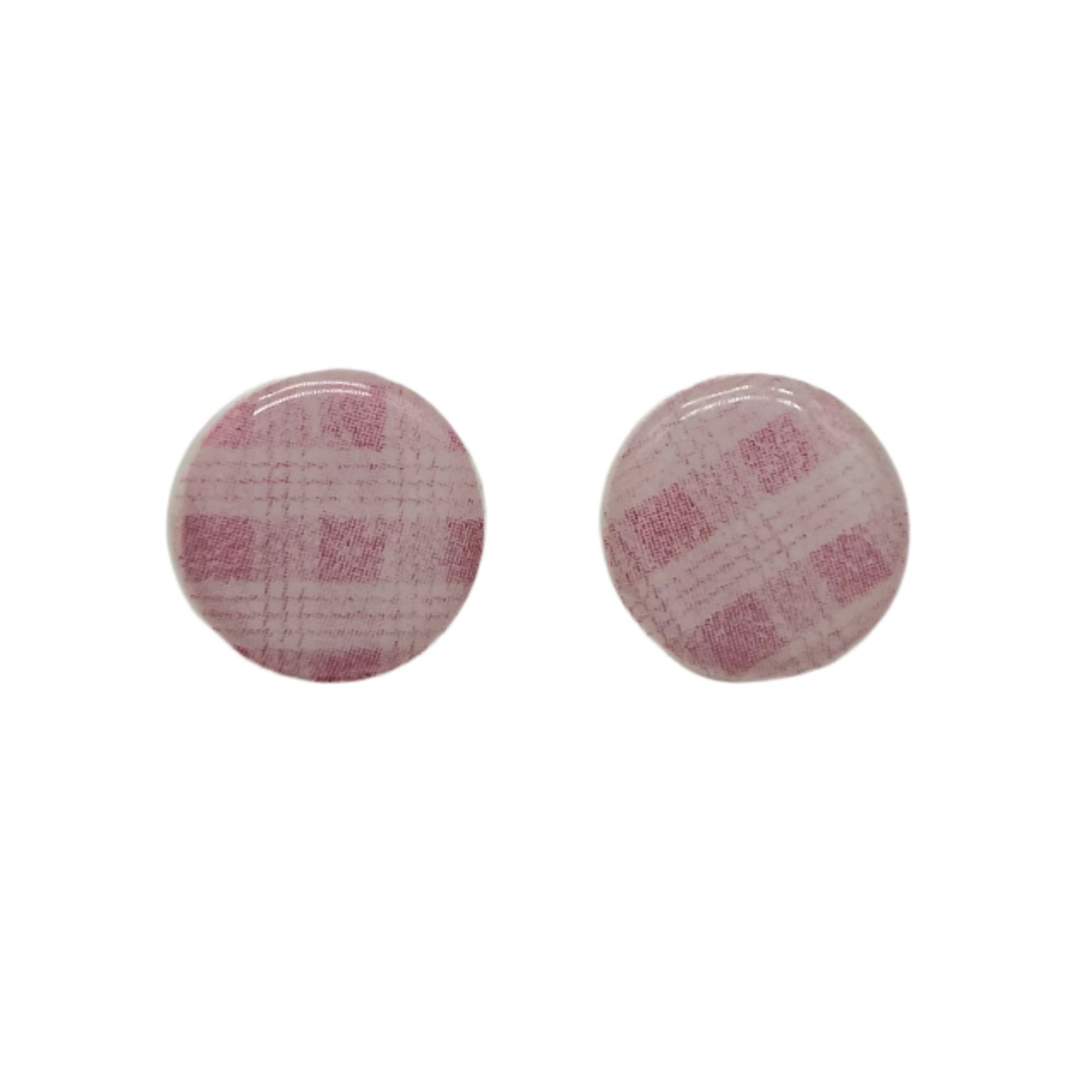 Palaka Stud Earrings - Light Pink