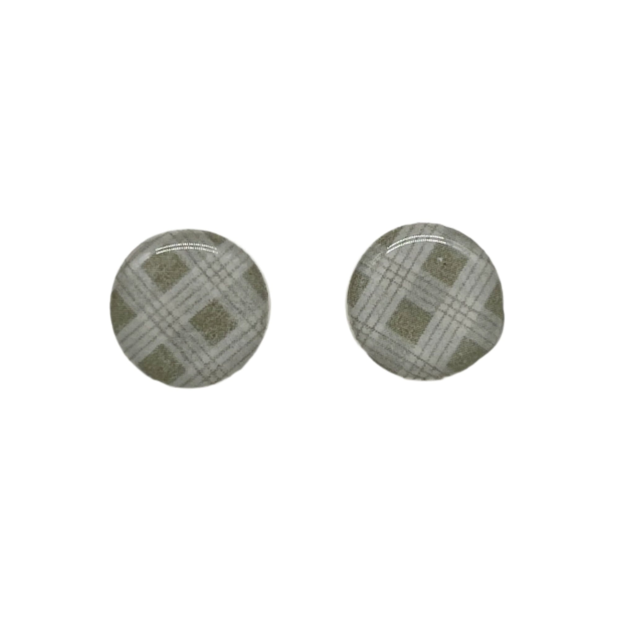 Palaka Stud Earrings - Gray